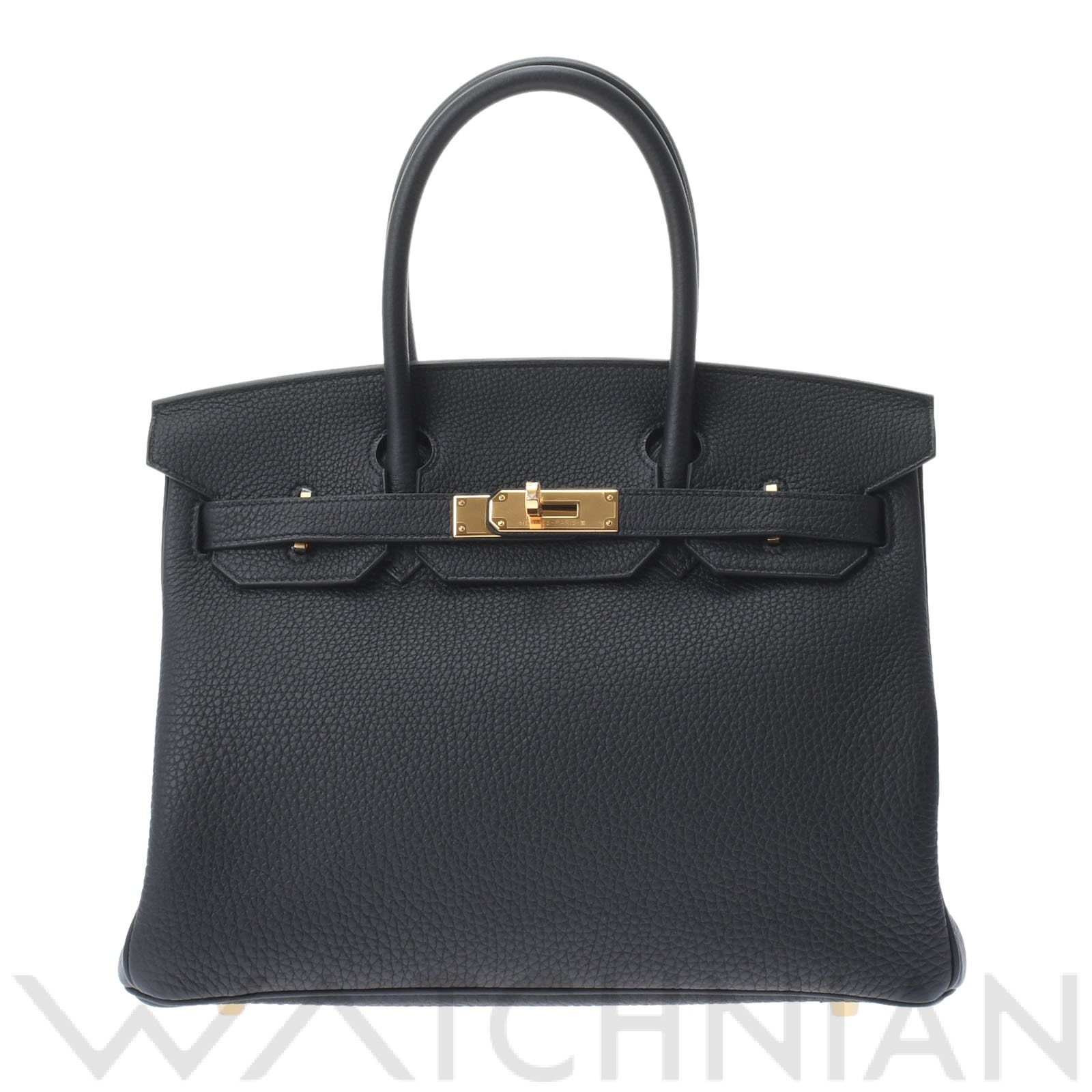 バーキン 30 ブラック/ゴールド金具 トゴ HERMES エルメス レディース 【新品】