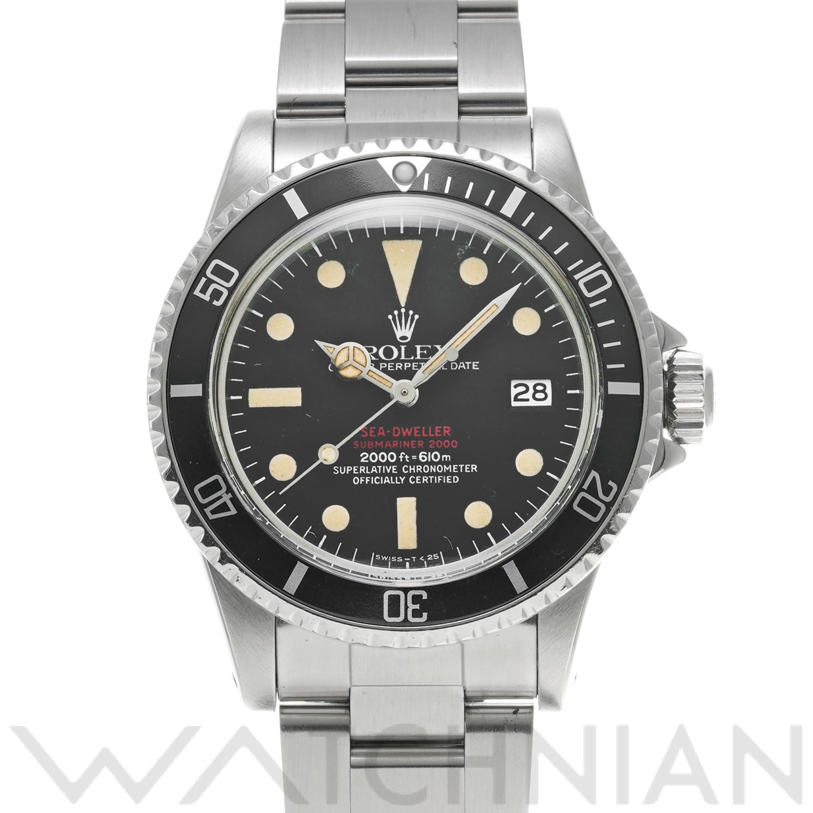シードゥエラー mark4 1665 42番台(1976年頃製造) ブラック ロレックス ROLEX メンズ 【中古】