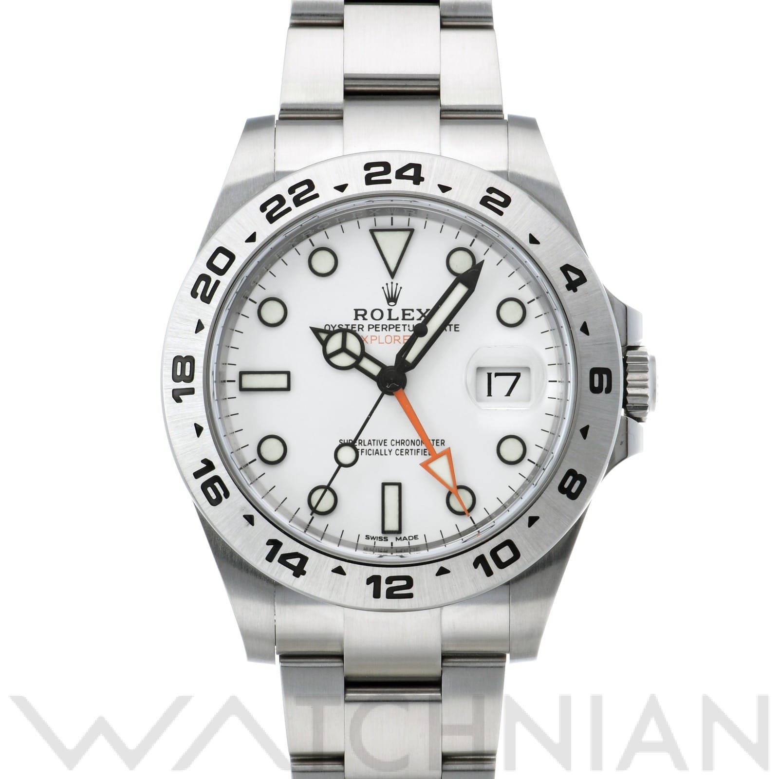 ロレックス エクスプローラーII 216570 ホワイト メンズ 時計 【中古】【wristwatch】