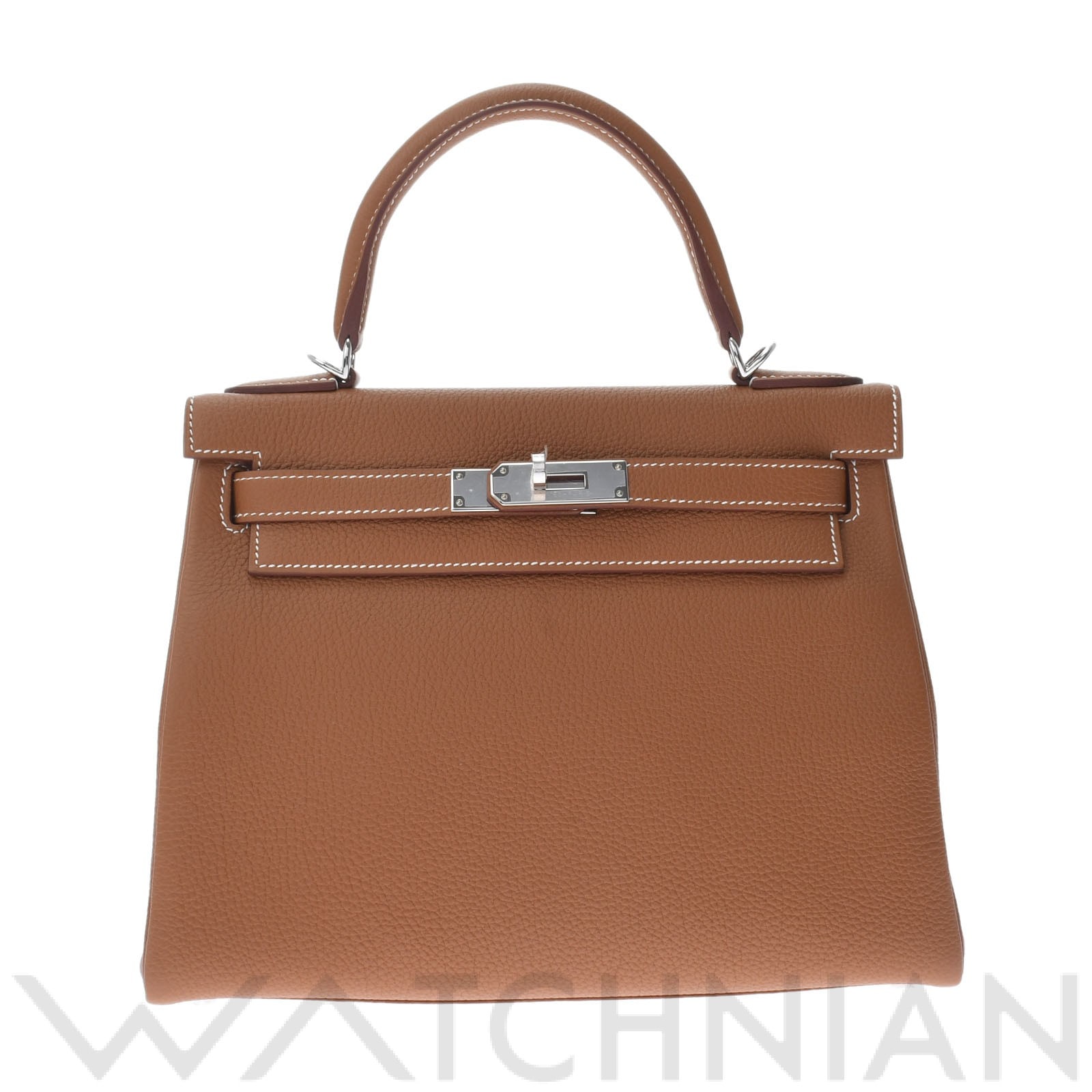 エルメス / HERMES ケリー28 内縫い 2WAY ゴールド/パラジウム金具 トゴ レディース バッグ 【未使用】【bag】