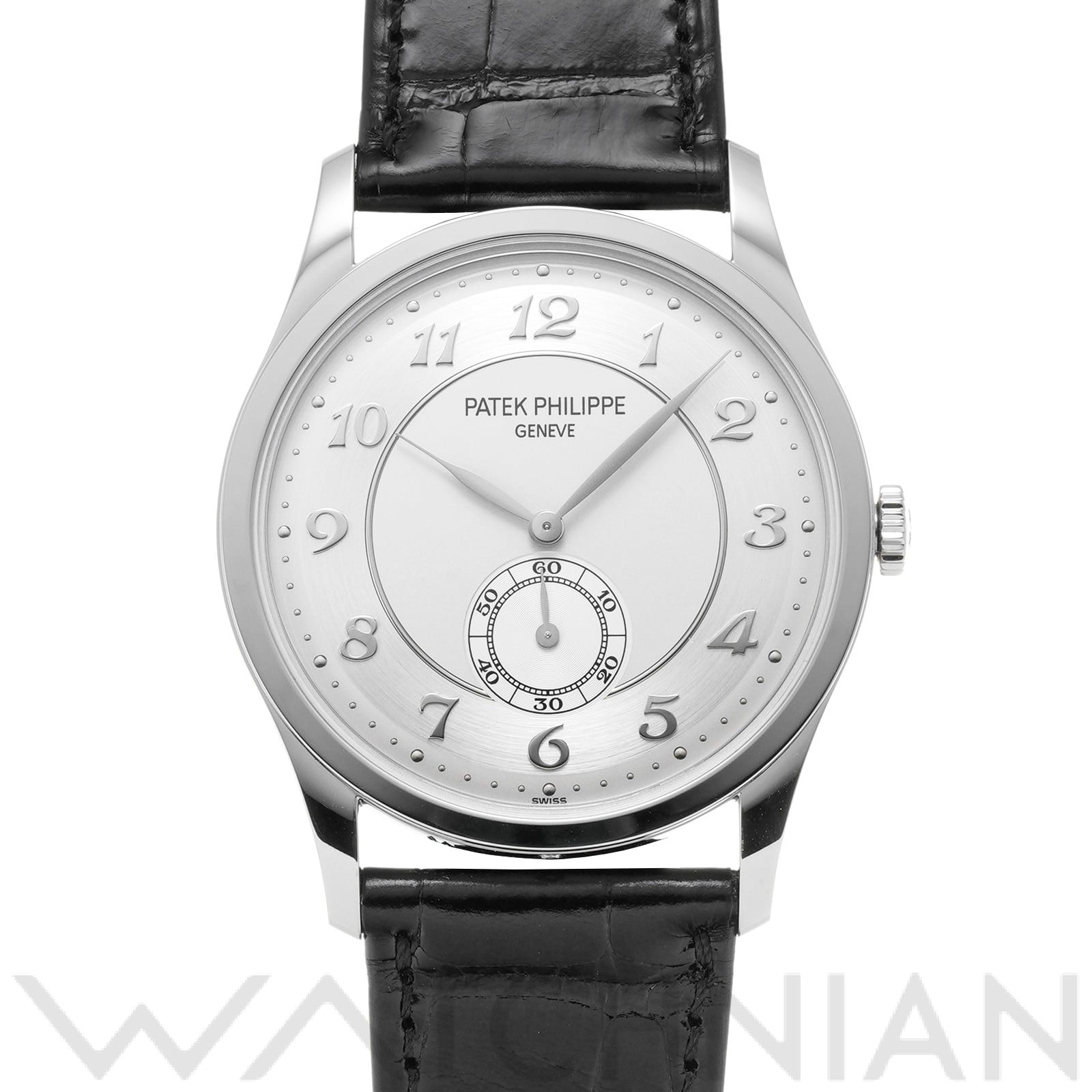 カラトラバ 5196P-001 シルバー パテックフィリップ PATEK PHILIPPE メンズ 【中古】