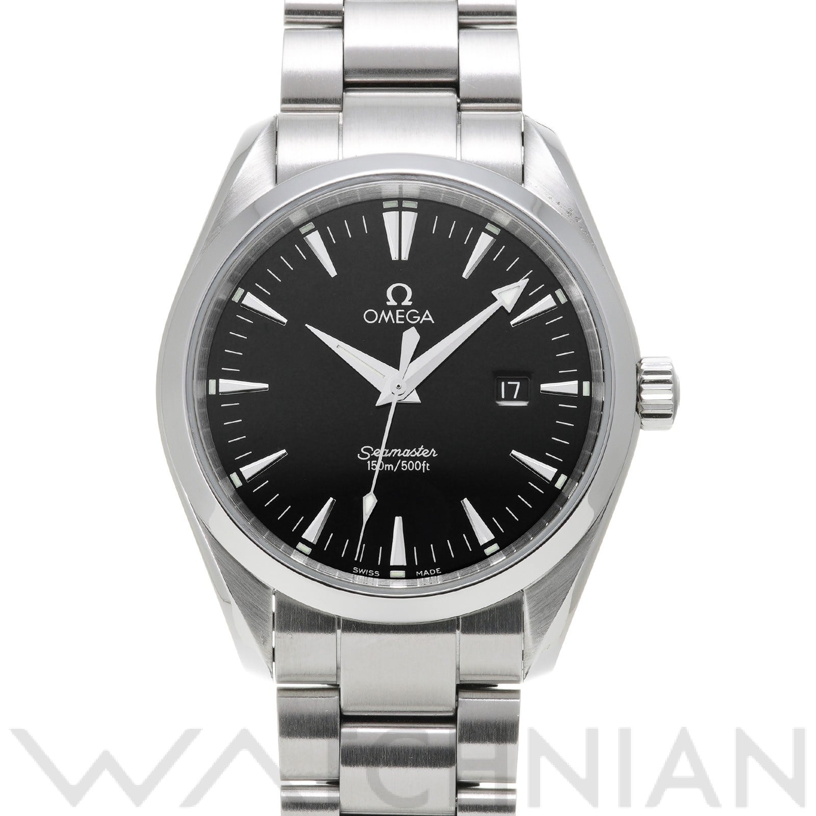 オメガ / OMEGA シーマスター アクアテラ クォーツ 2517.50 ブラック メンズ 時計 【中古】【wristwatch】
