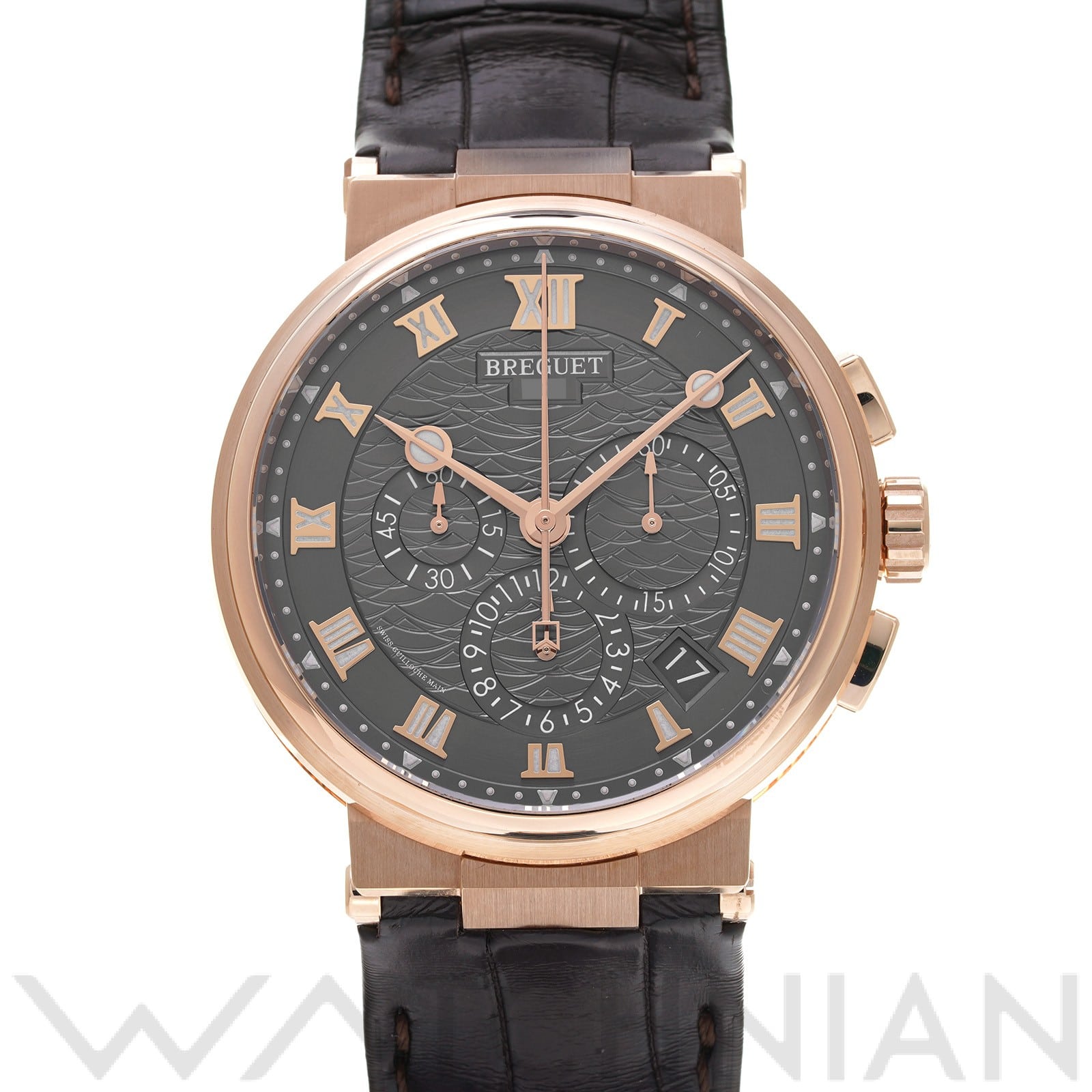 マリーン クロノグラフ 5527BR/G3/9WV スレートグレー ブレゲ Breguet メンズ 【中古】