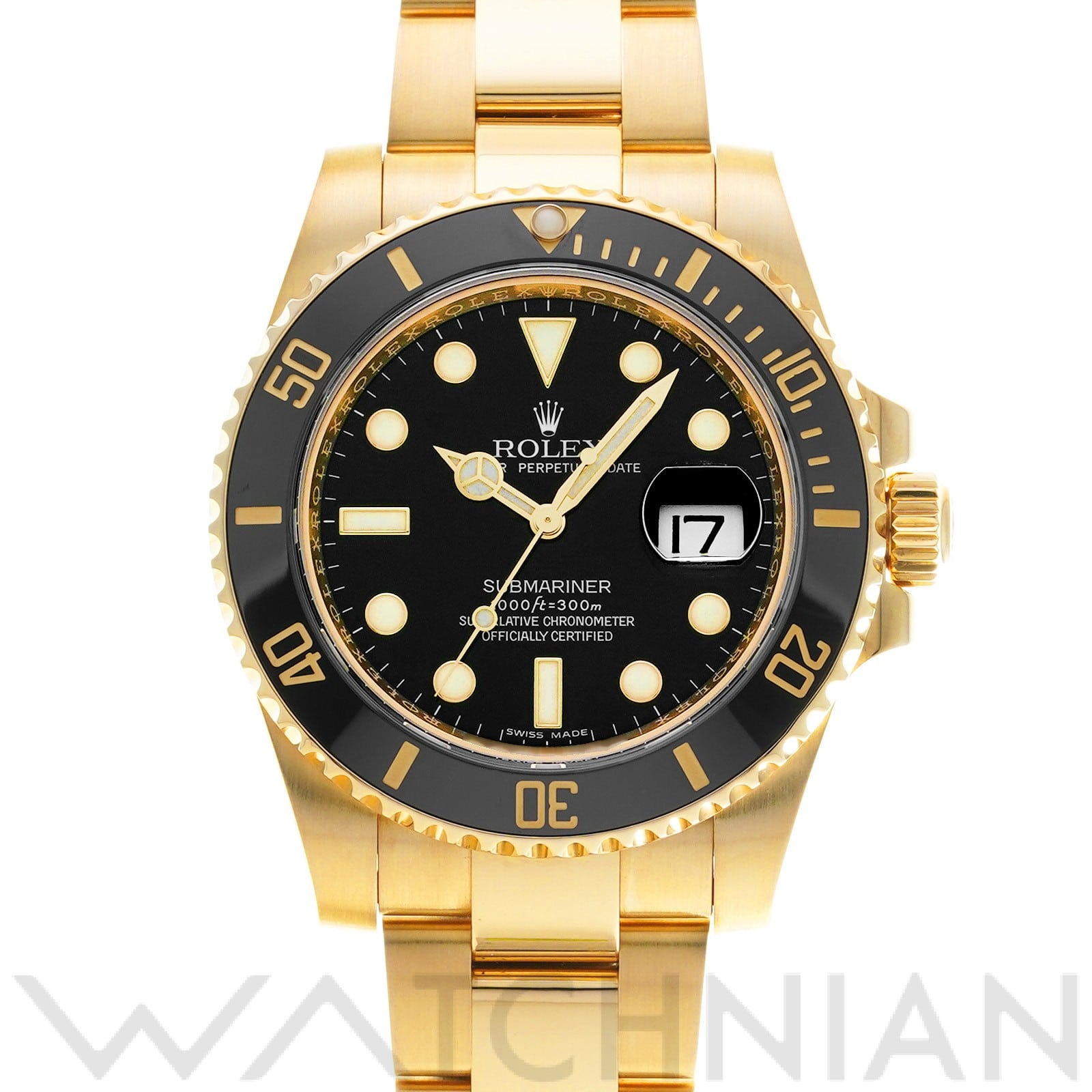 ロレックス / ROLEX サブマリーナ デイト 116618LN ブラック メンズ 時計 【中古】【wristwatch】