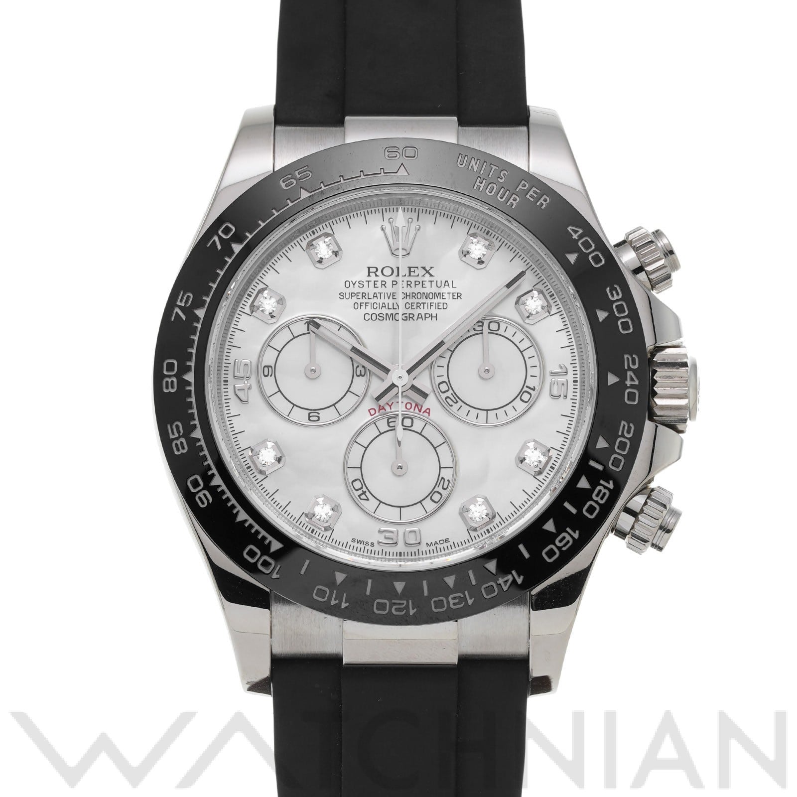 ロレックス コスモグラフ デイトナ 116519LNNG ホワイトシェル/ダイヤモンド メンズ 時計 【中古】【wristwatch】