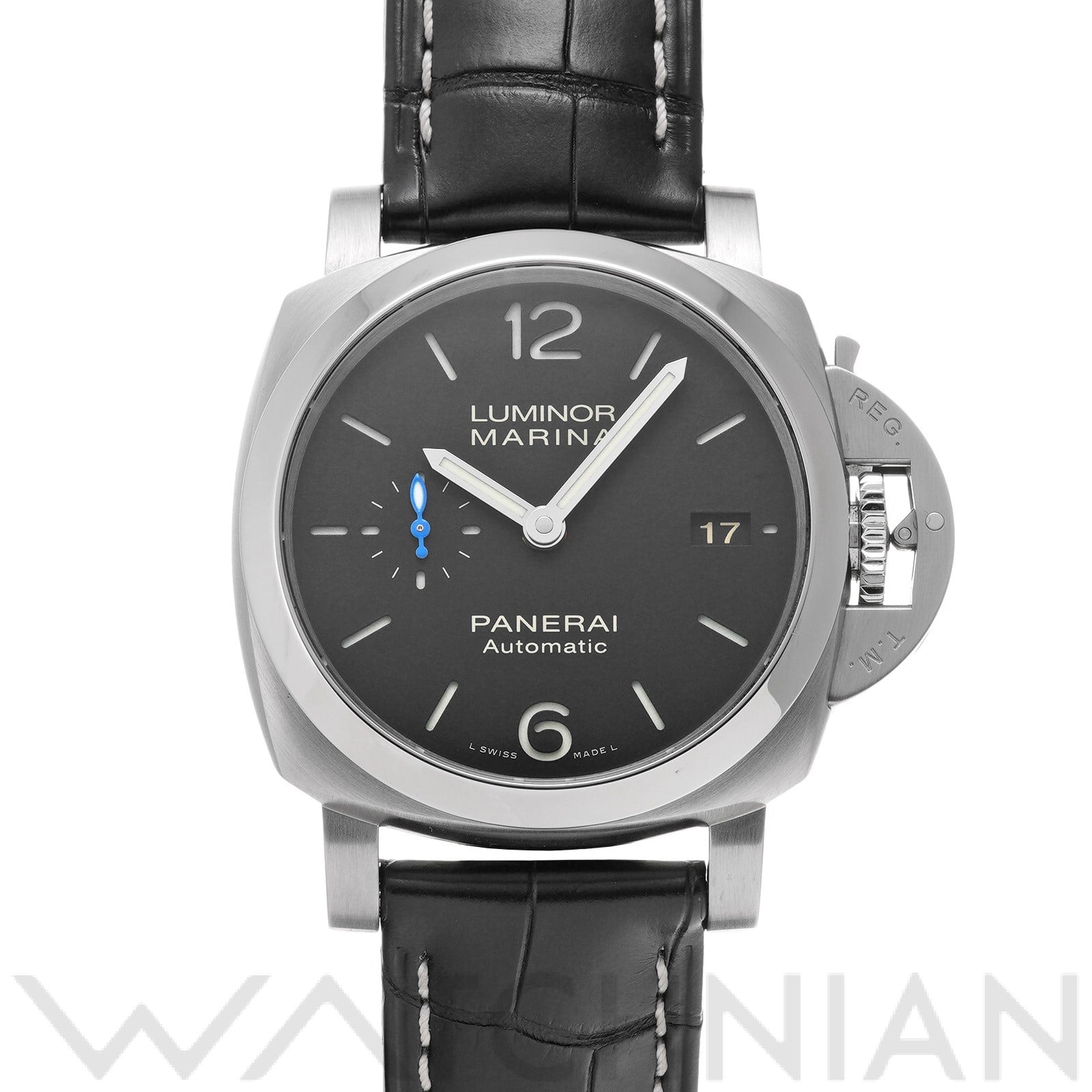 ルミノールマリーナ 1950 3デイズ アッチャイオ PAM01392 X番(2021年製造) ブラック パネライ OFFICINE PANERAI メンズ 【中古】