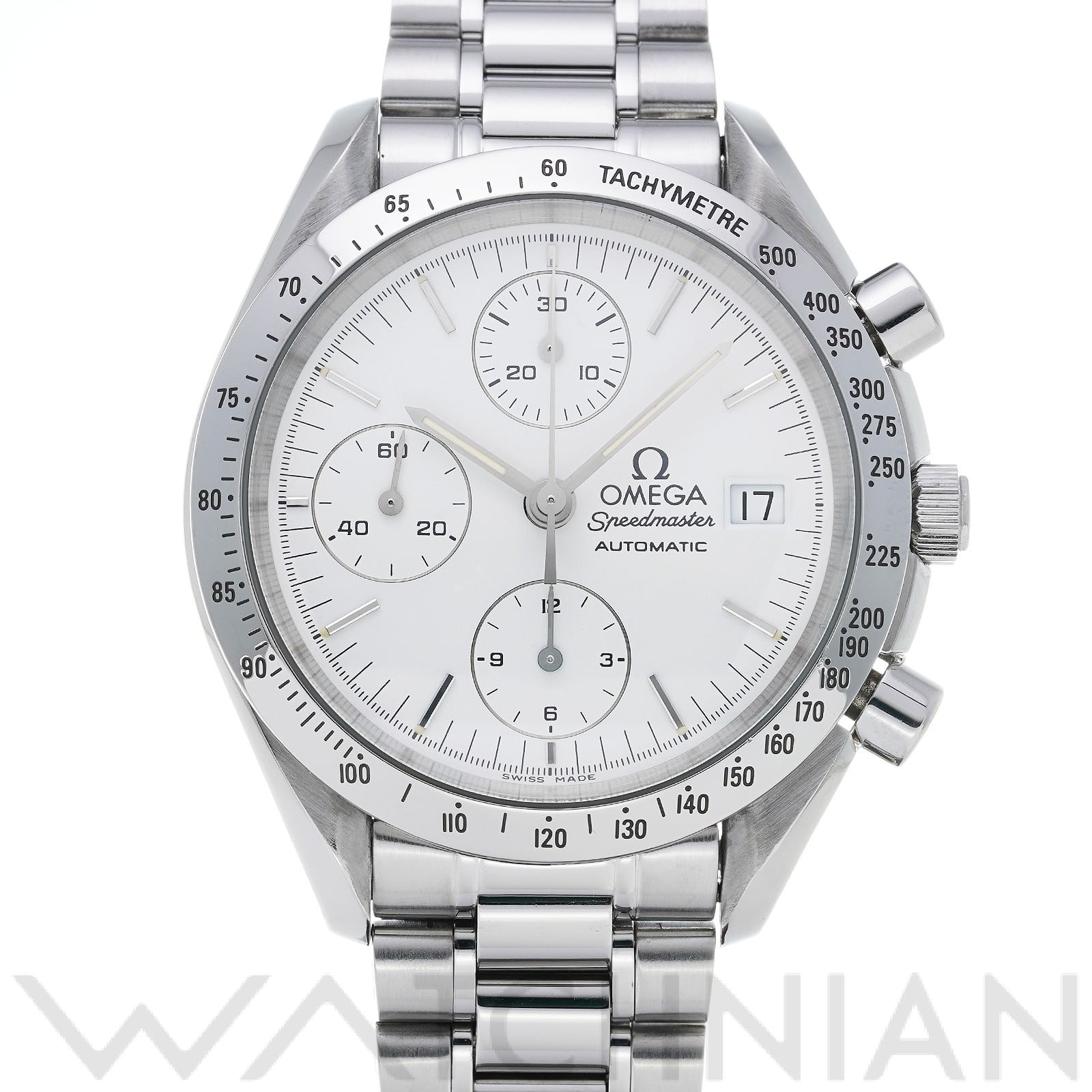 オメガ / OMEGA スピードマスター デイト 3511.20 ホワイト メンズ 時計 【中古】【wristwatch】