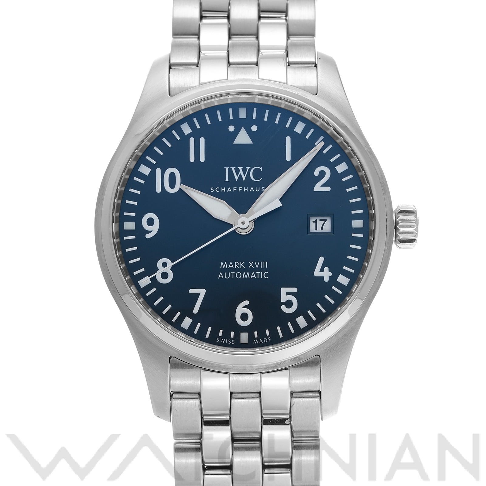 IWC マーク XVIII プティ・プランス IW327016 ブルー メンズ 時計 【中古】【wristwatch】