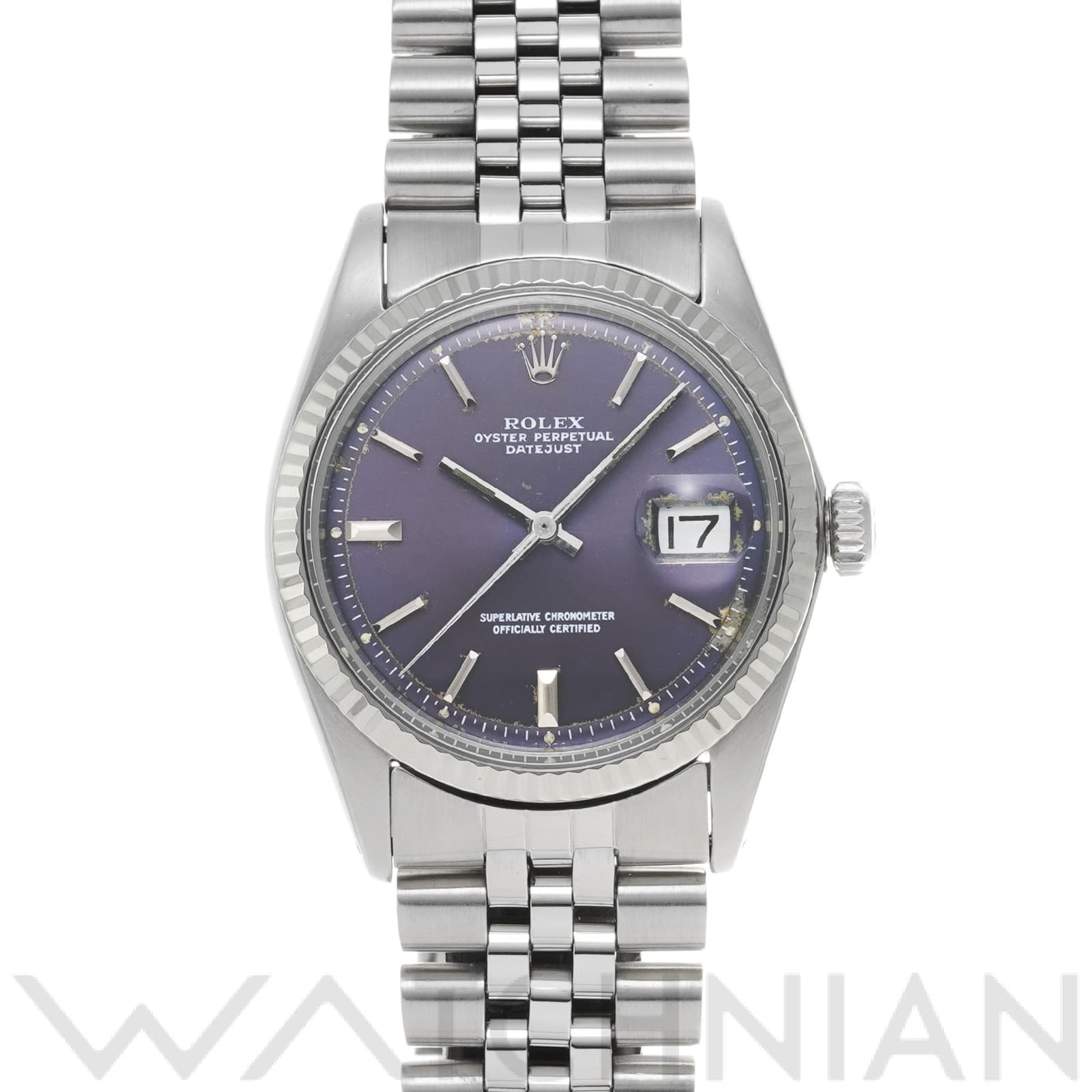 ロレックス デイトジャスト 36 1601 パープル メンズ 時計 【中古】【wristwatch】