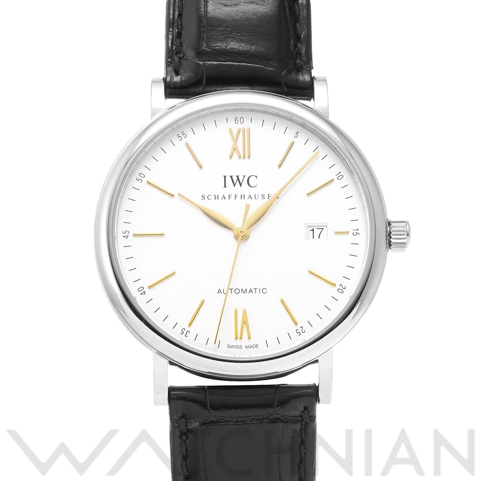 ポートフィノ オートマティック IW356517 シルバー インターナショナルウォッチカンパニー IWC メンズ 【中古】