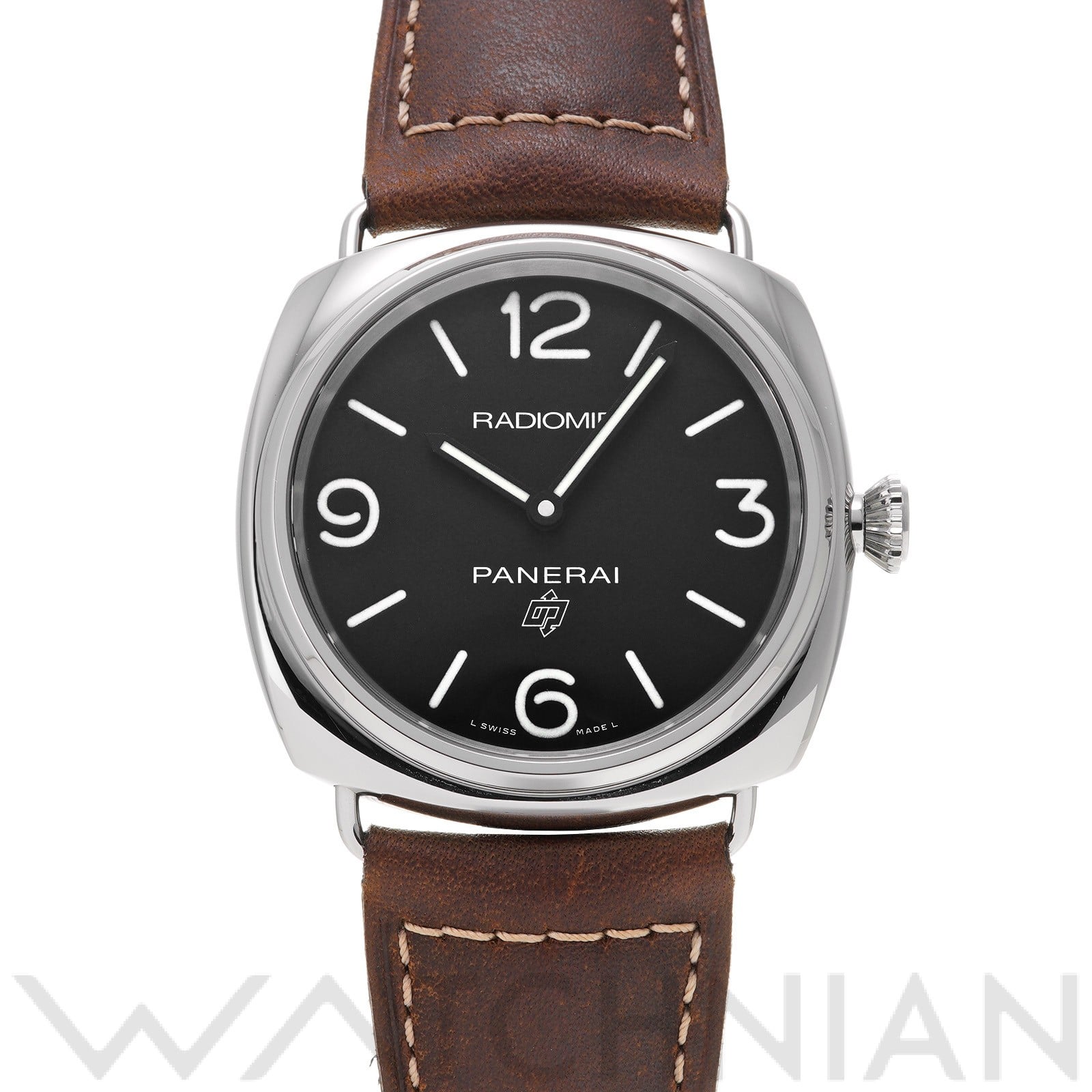 パネライ / PANERAI ラジオミール ベース ロゴ PAM00753 ブラック メンズ 時計 【中古】【wristwatch】