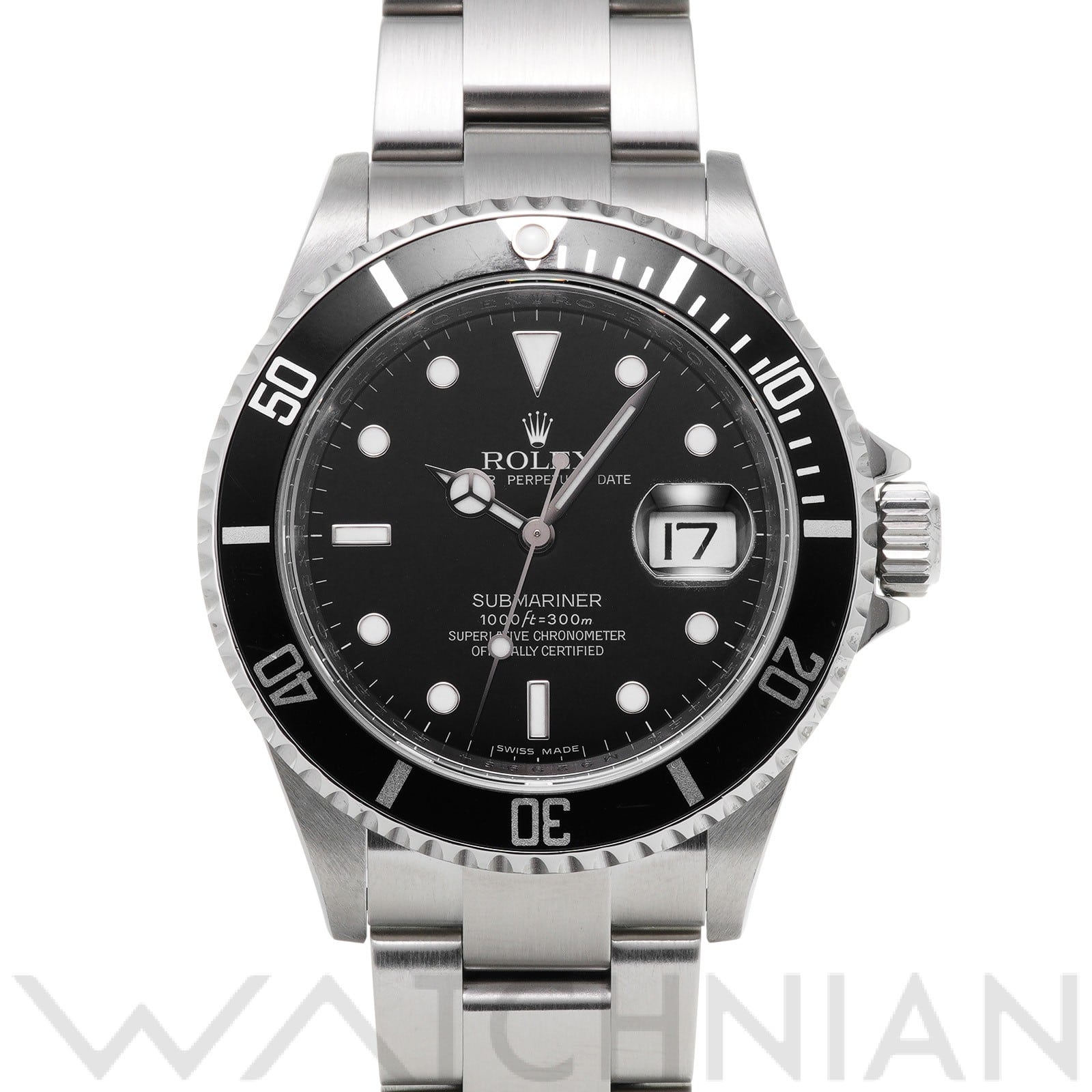 ロレックス / ROLEX サブマリーナ デイト 16610 ブラック メンズ 時計 【中古】【wristwatch】