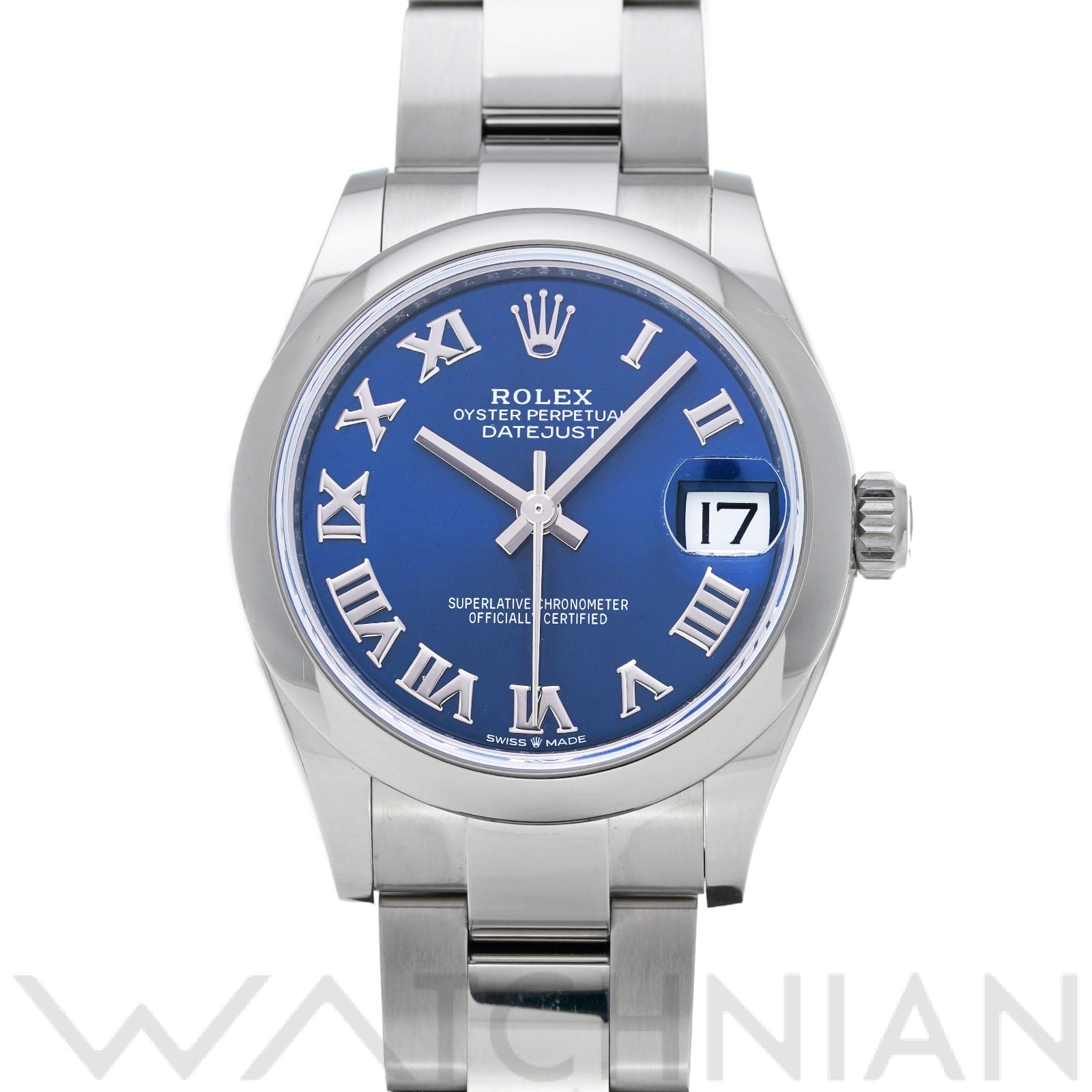 ロレックス デイトジャスト 31 278240 ブライトブルー ユニセックス 時計 【中古】【wristwatch】