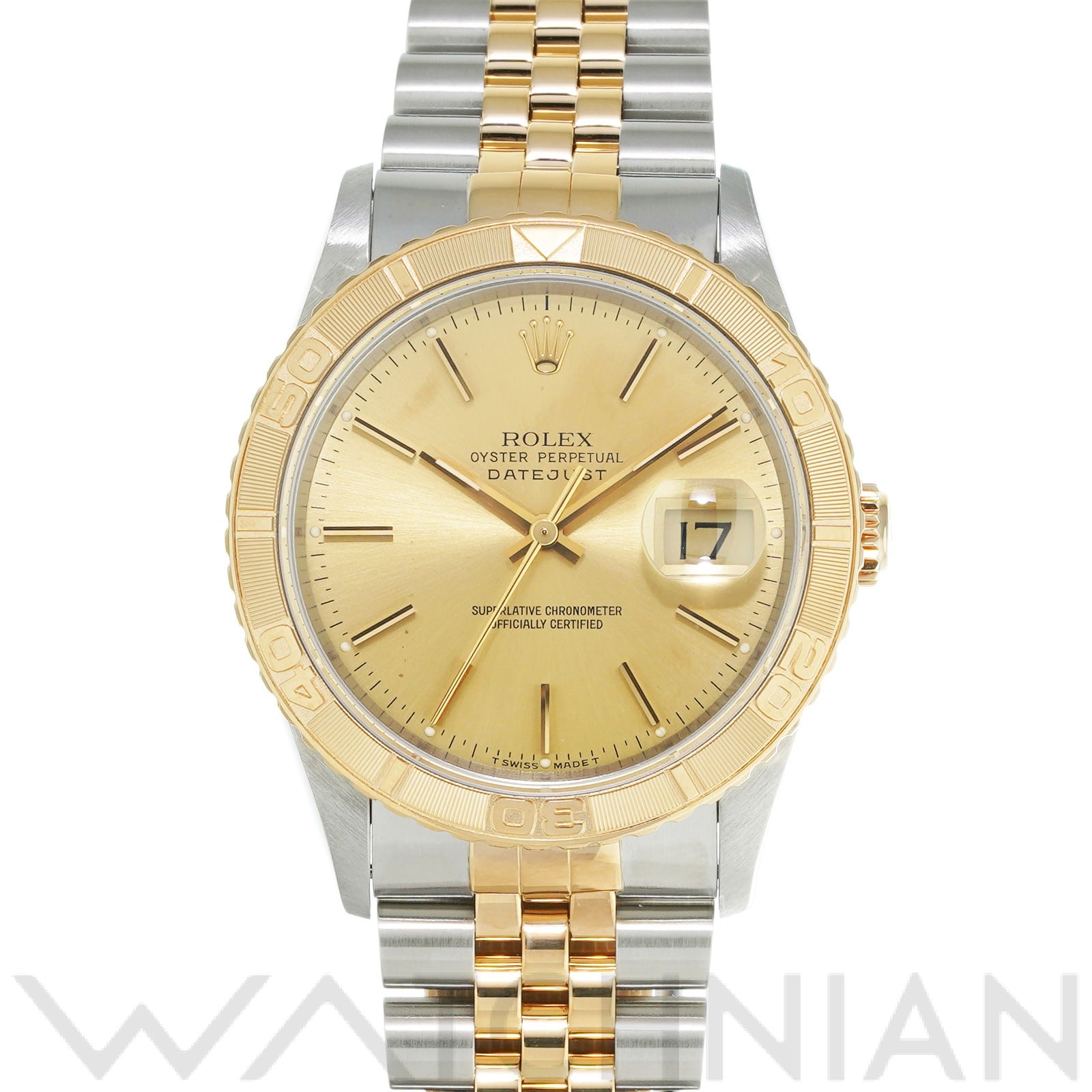 ロレックス デイトジャスト サンダーバード 16263 シャンパン メンズ 時計 【中古】【wristwatch】