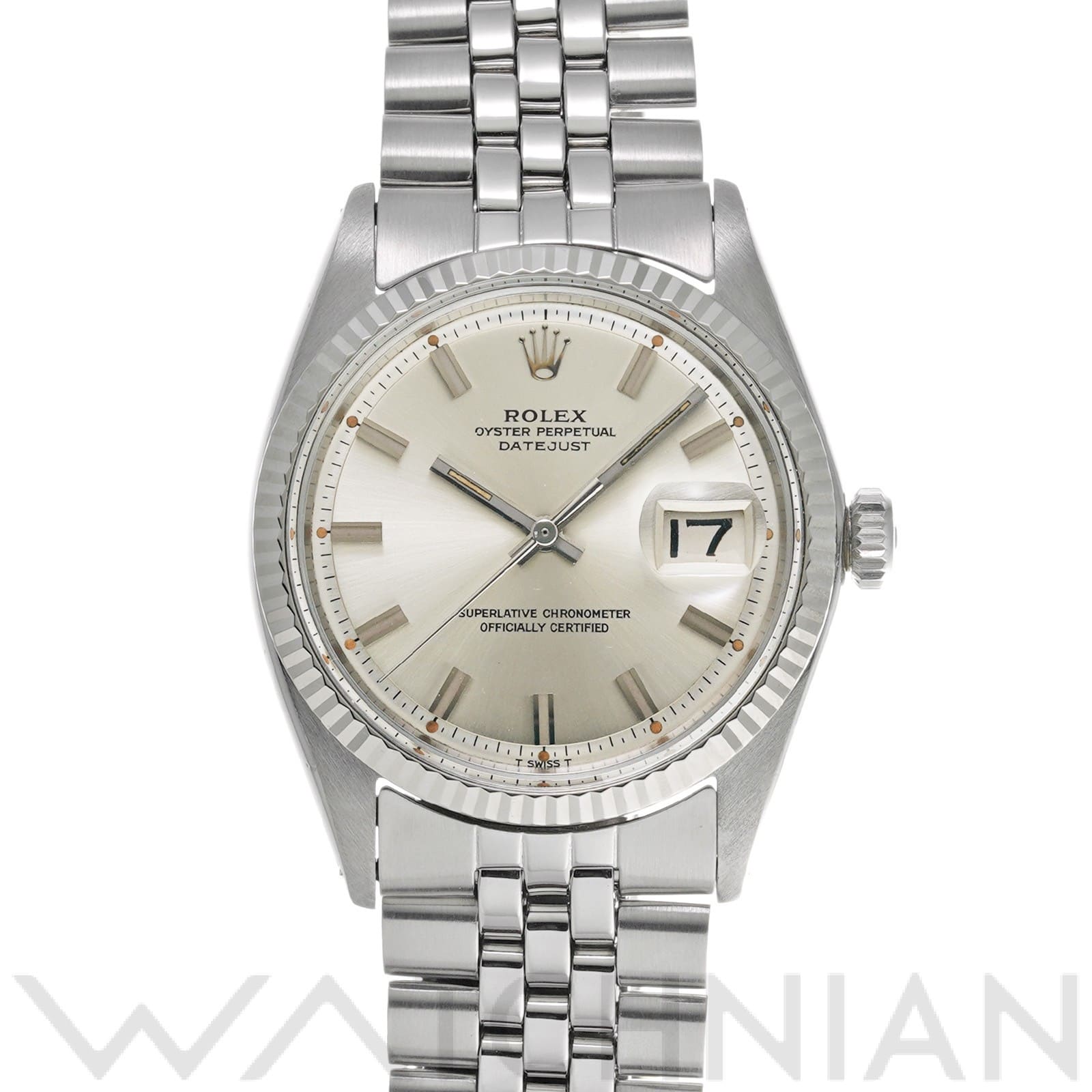 デイトジャスト ワイドボーイ 1601 23番台(1970年頃製造) シルバー ロレックス ROLEX メンズ 【中古】
