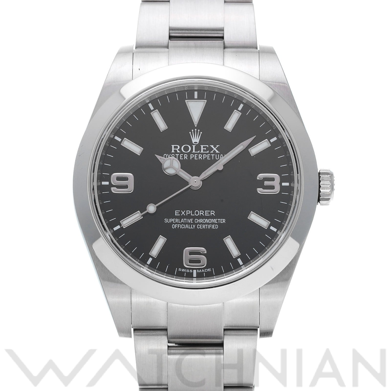 ロレックス エクスプローラー 214270 ブラック メンズ 時計 【中古】【wristwatch】