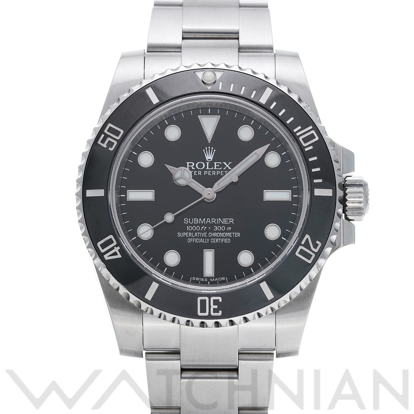 ロレックス サブマリーナ 114060 ブラック メンズ 時計 【中古】【wristwatch】