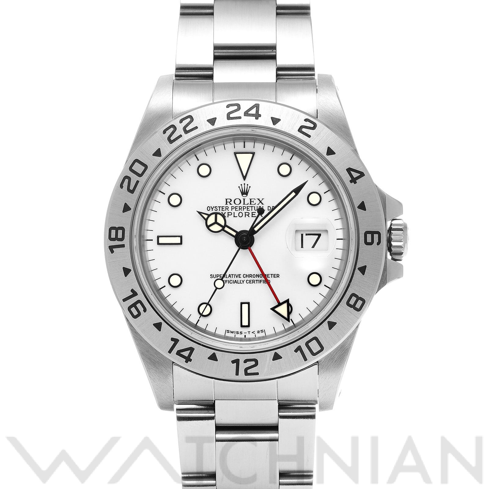 ロレックス エクスプローラーII 16570 ホワイト メンズ 時計 【中古】【wristwatch】