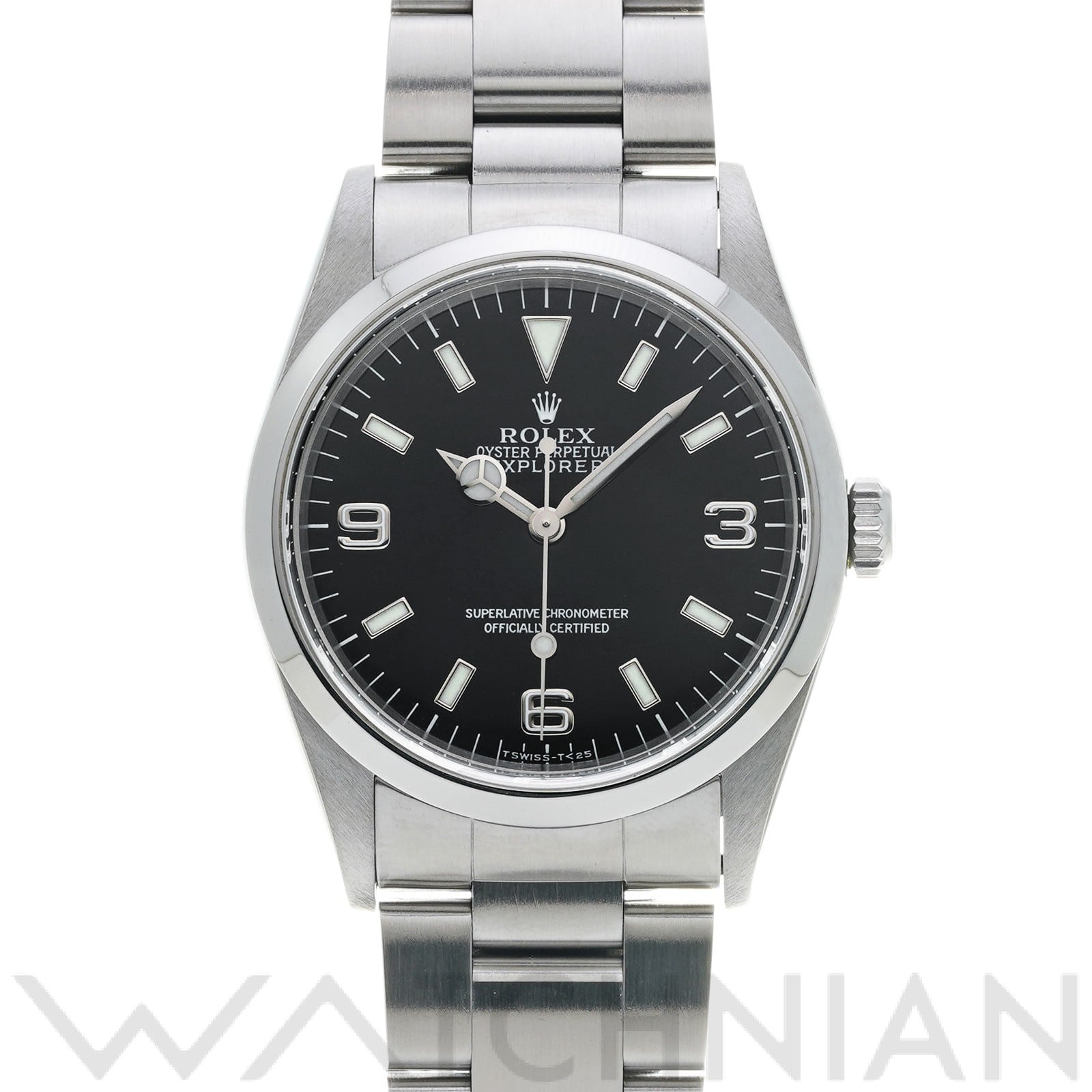 ロレックス エクスプローラー 14270 ブラック メンズ 時計 【中古】【wristwatch】