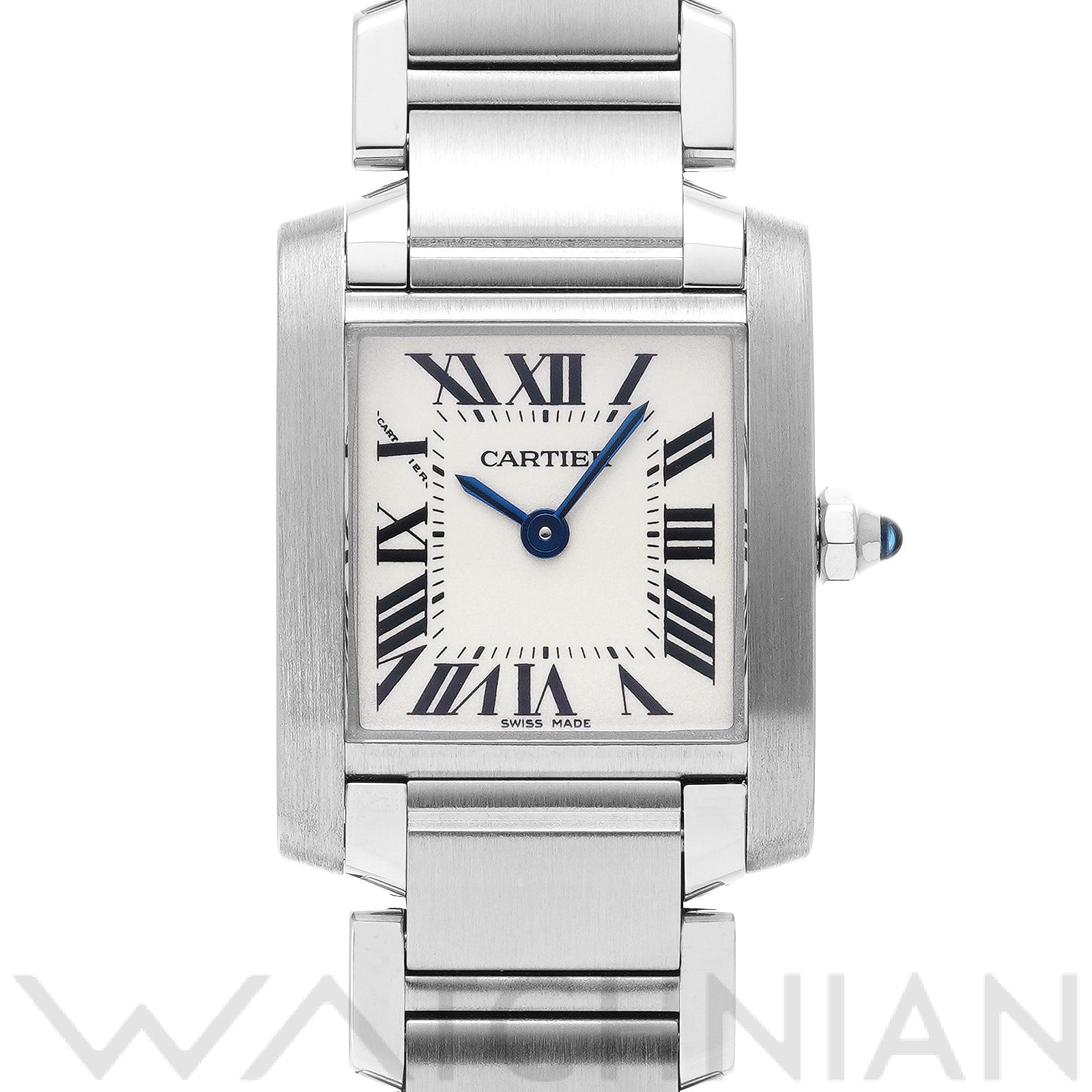 カルティエ / CARTIER タンクフランセーズ SM W51008Q3 シルバー レディース 時計 【中古】【wristwatch】