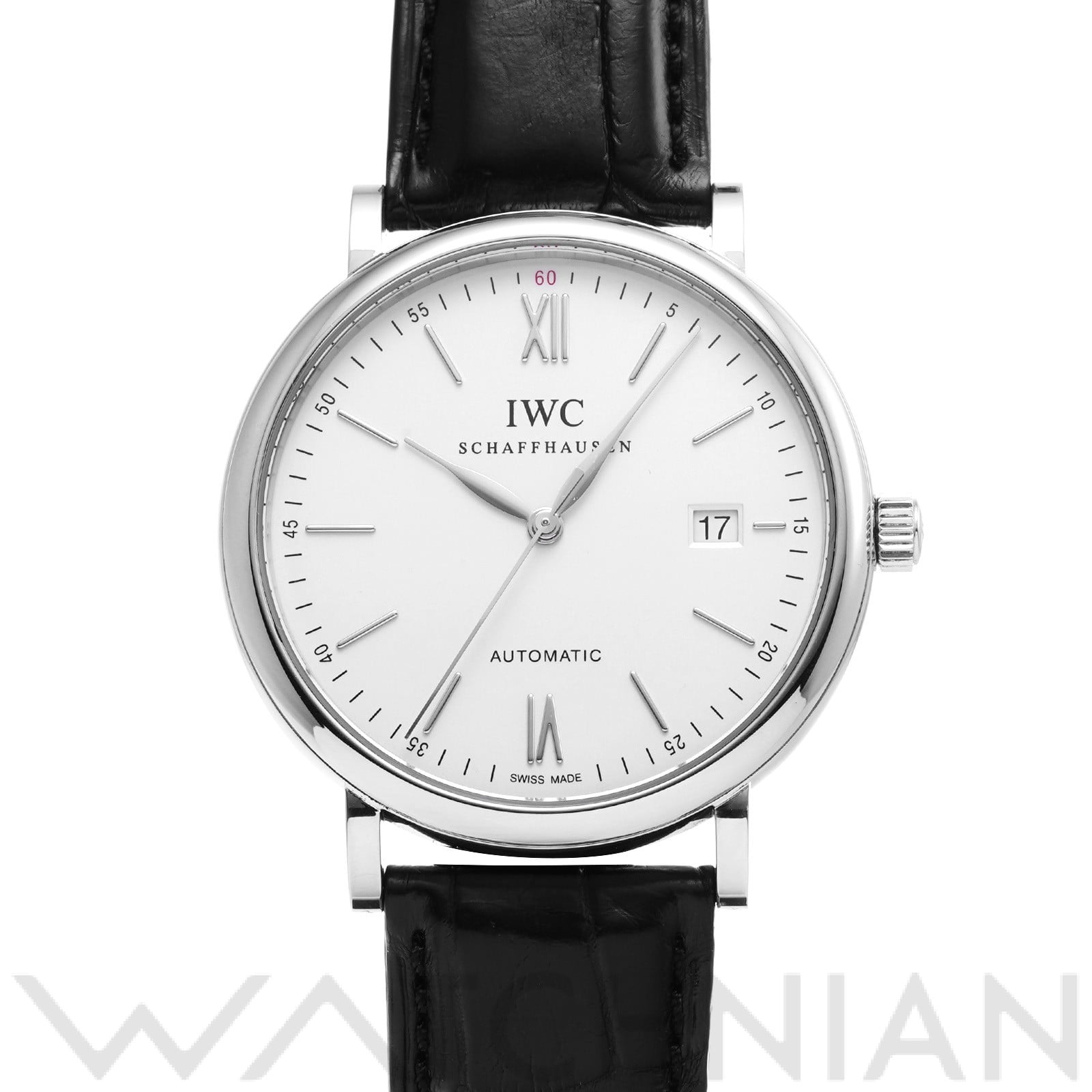 ポートフィノ オートマティック IW356501 シルバー インターナショナルウォッチカンパニー IWC メンズ 【中古】