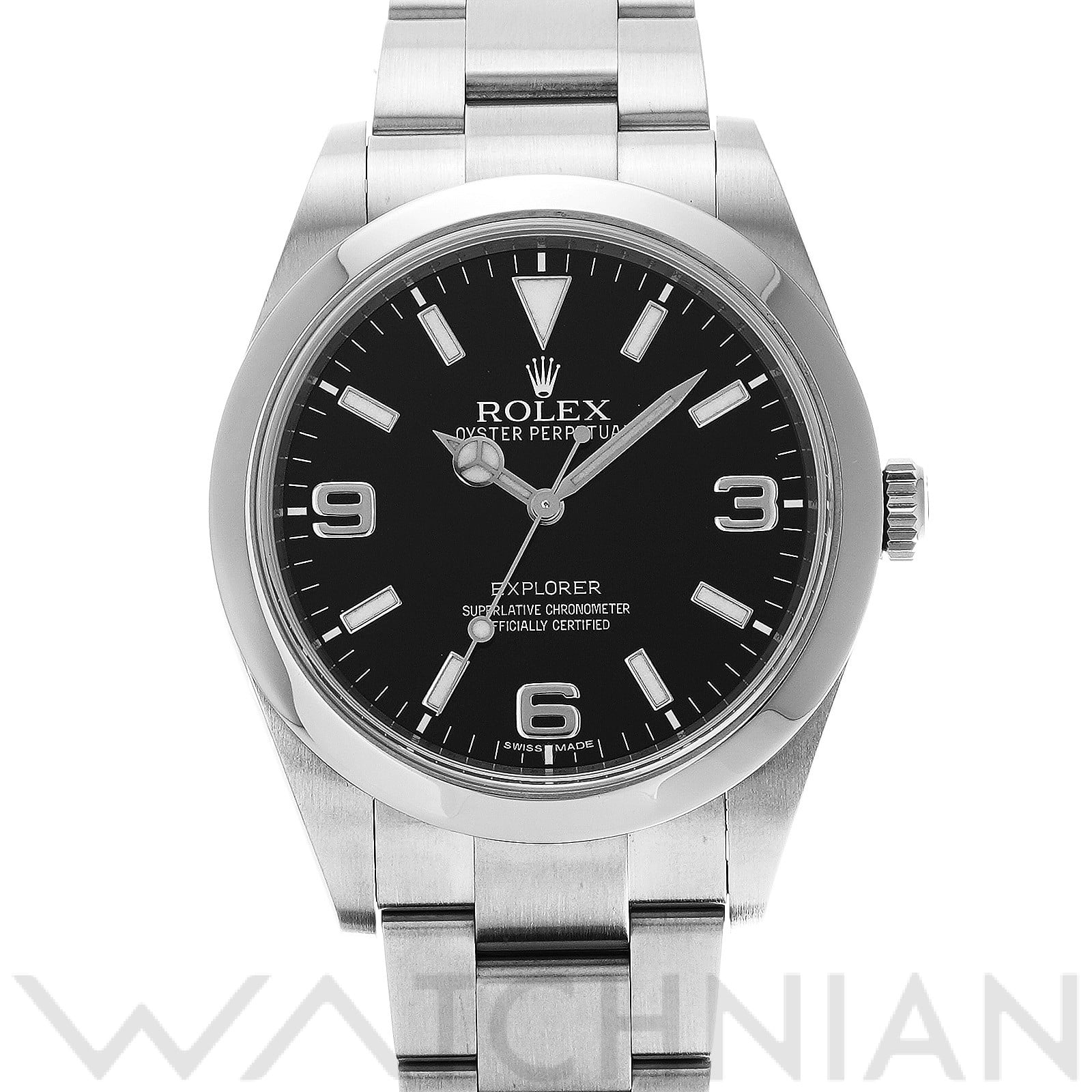 ロレックス エクスプローラー 214270 ブラック メンズ 時計 【中古】【wristwatch】