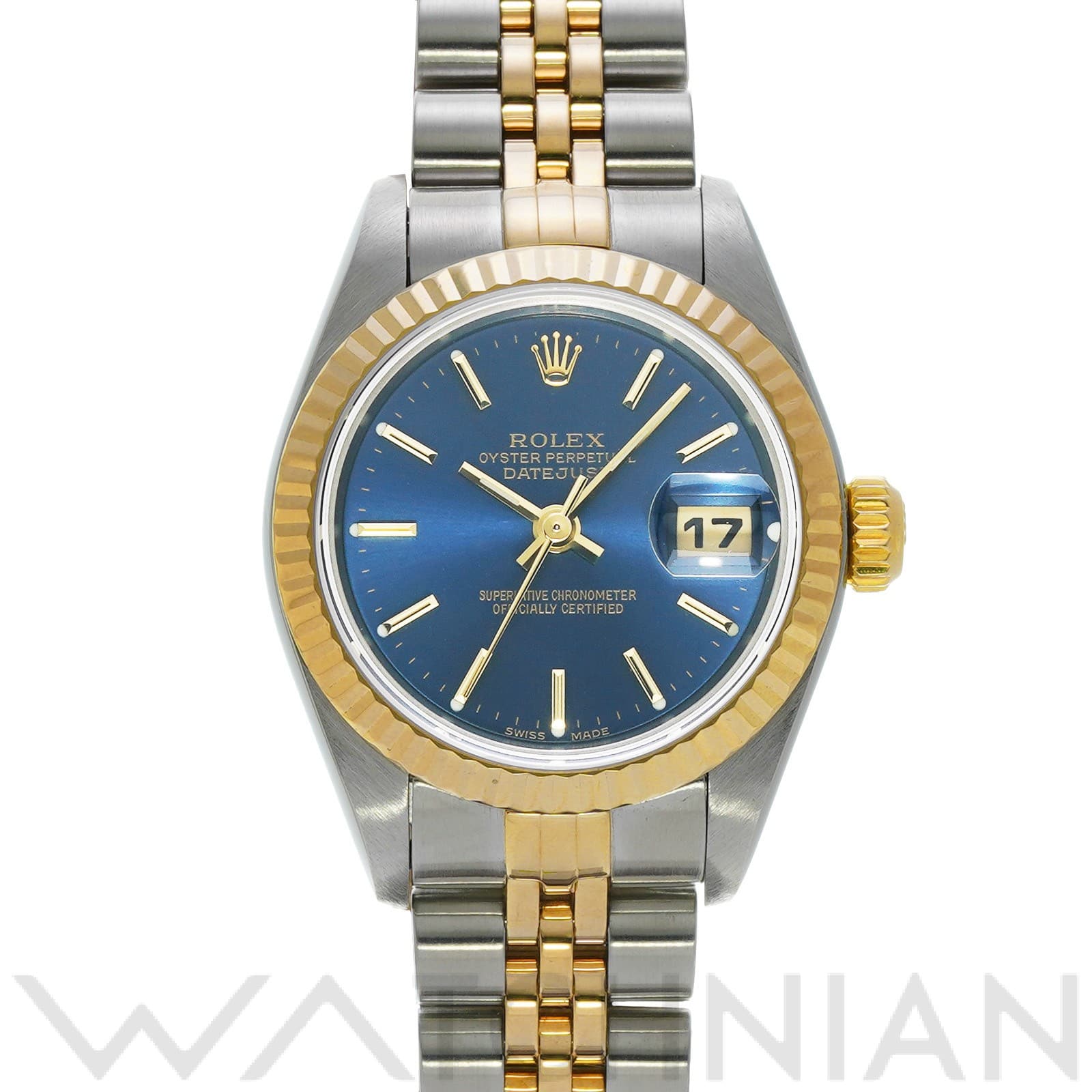 ロレックス デイトジャスト 79173 ブルー レディース 時計 【中古】【wristwatch】