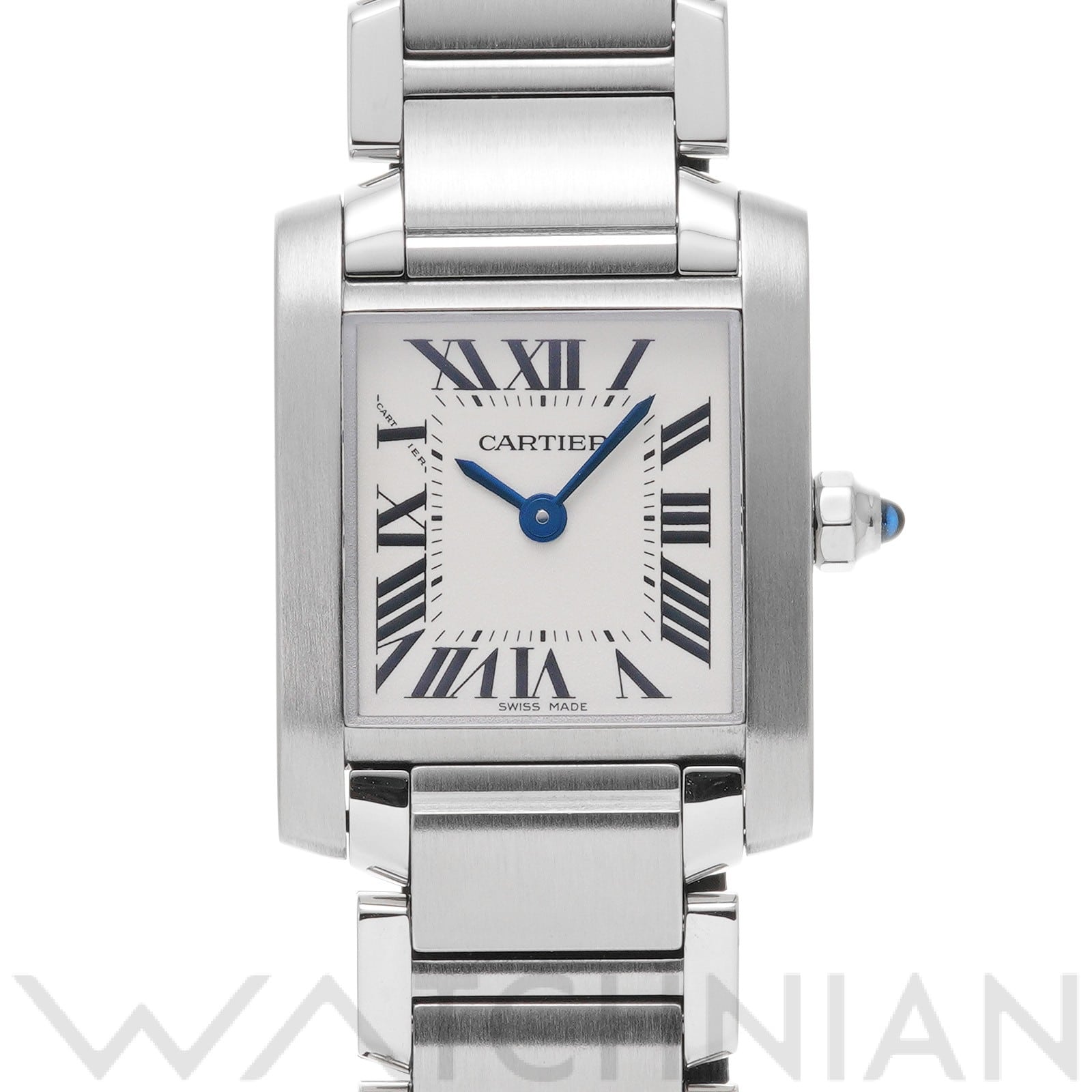 カルティエ / CARTIER タンクフランセーズ SM W51008Q3 シルバー レディース 時計 【中古】【wristwatch】