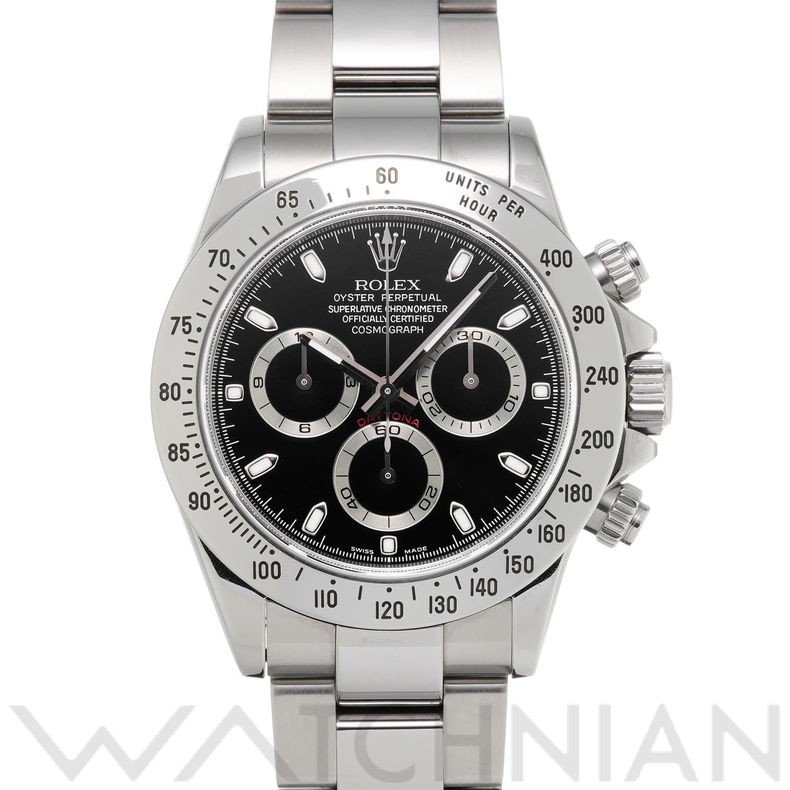 ロレックス コスモグラフ デイトナ 116520 ブラック メンズ 時計 【中古】【wristwatch】