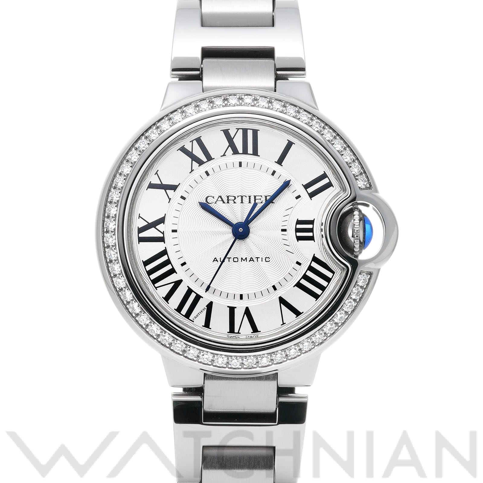 カルティエ / CARTIER バロンブルー ドゥ カルティエ 33mm W4BB0016 シルバー レディース 時計 【中古】【wristwatch】