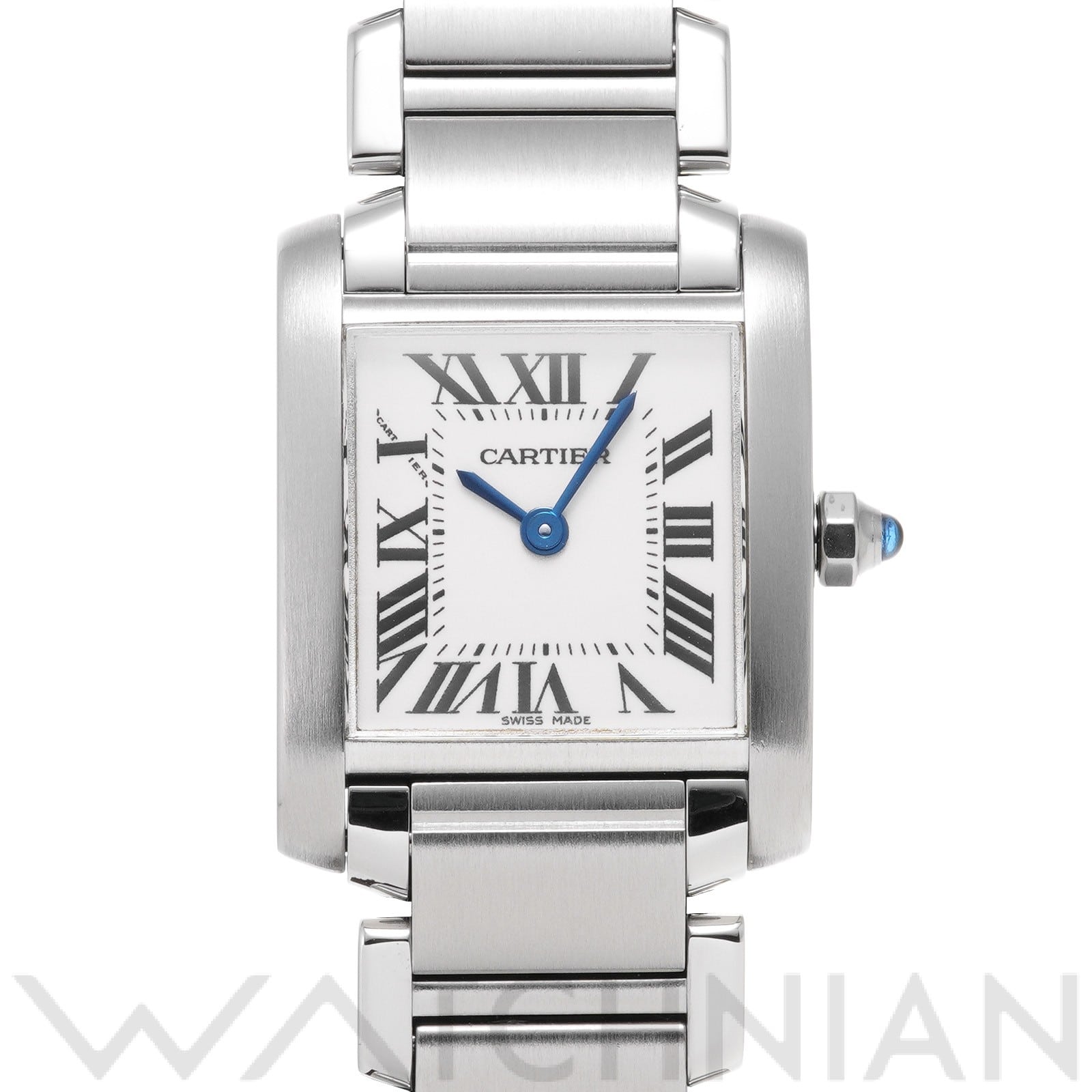 カルティエ / CARTIER タンクフランセーズ SM W51008Q3 シルバー レディース 時計 【中古】【wristwatch】