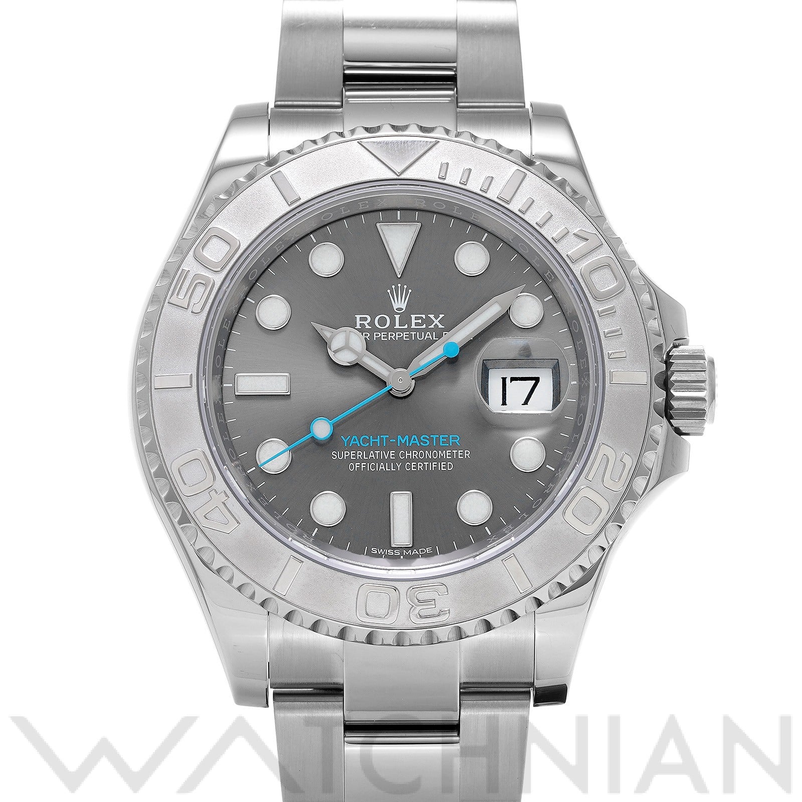 ヨットマスター 40 116622 ランダムシリアル ダークロジウム ロレックス ROLEX メンズ 【中古】