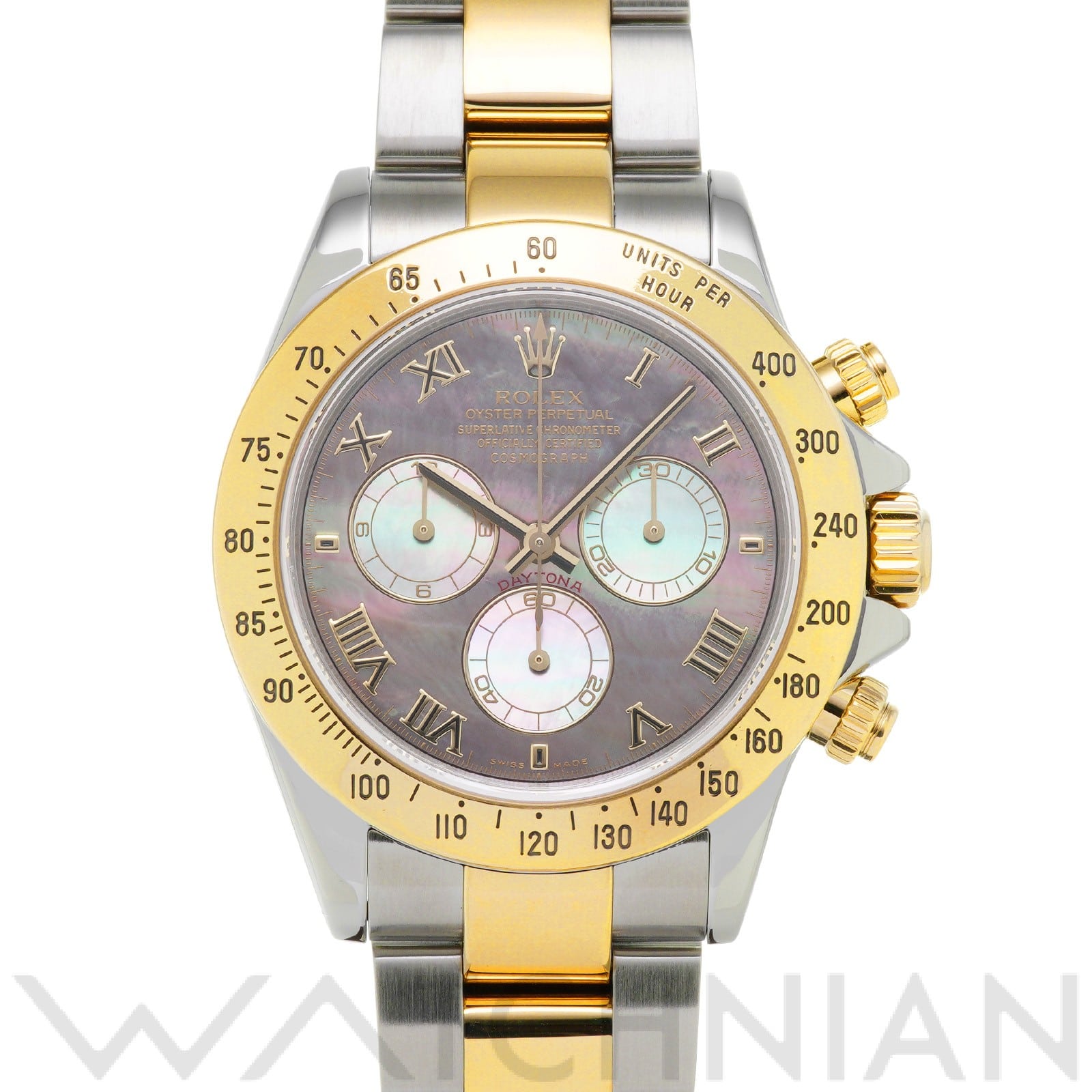 ロレックス コスモグラフ デイトナ 116523NR ブラックシェル/ホワイトシェル メンズ 時計 【中古】【wristwatch】