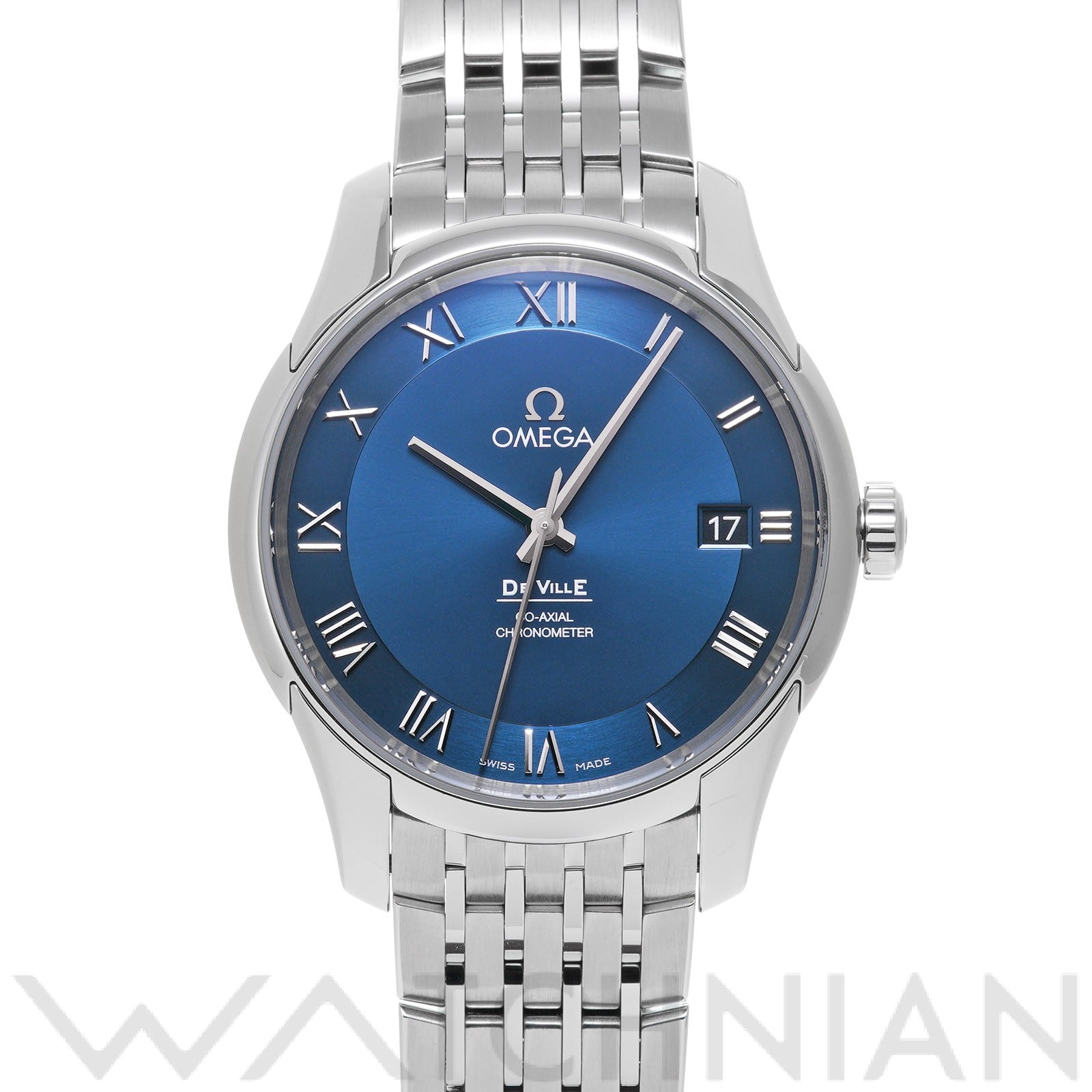 オメガ / OMEGA デ・ヴィル コーアクシャル クロノメーター 431.10.41.21.03.001 ブルー メンズ 時計 【中古】【wristwatch】