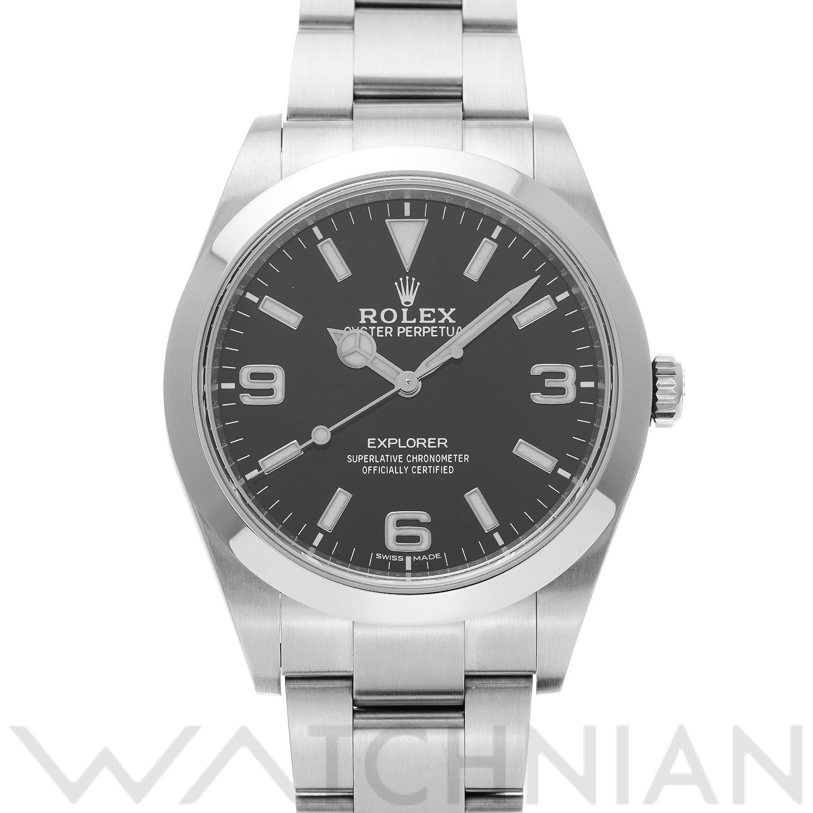 ロレックス エクスプローラー 214270 ブラック メンズ 時計 【中古】【wristwatch】