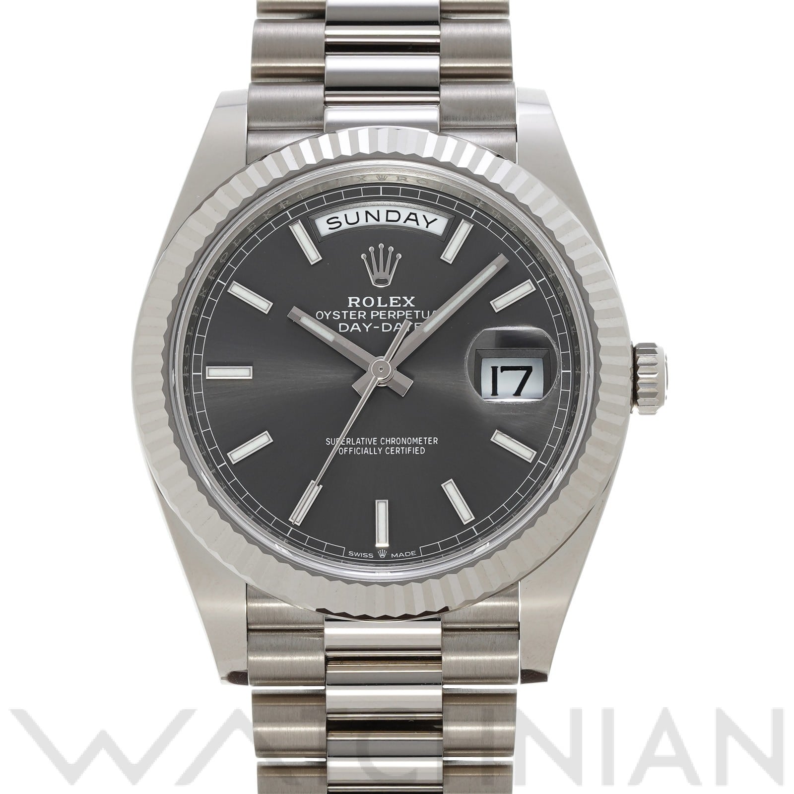 ロレックス デイデイト 40 228239 スレートグレー メンズ 時計 【中古】【wristwatch】