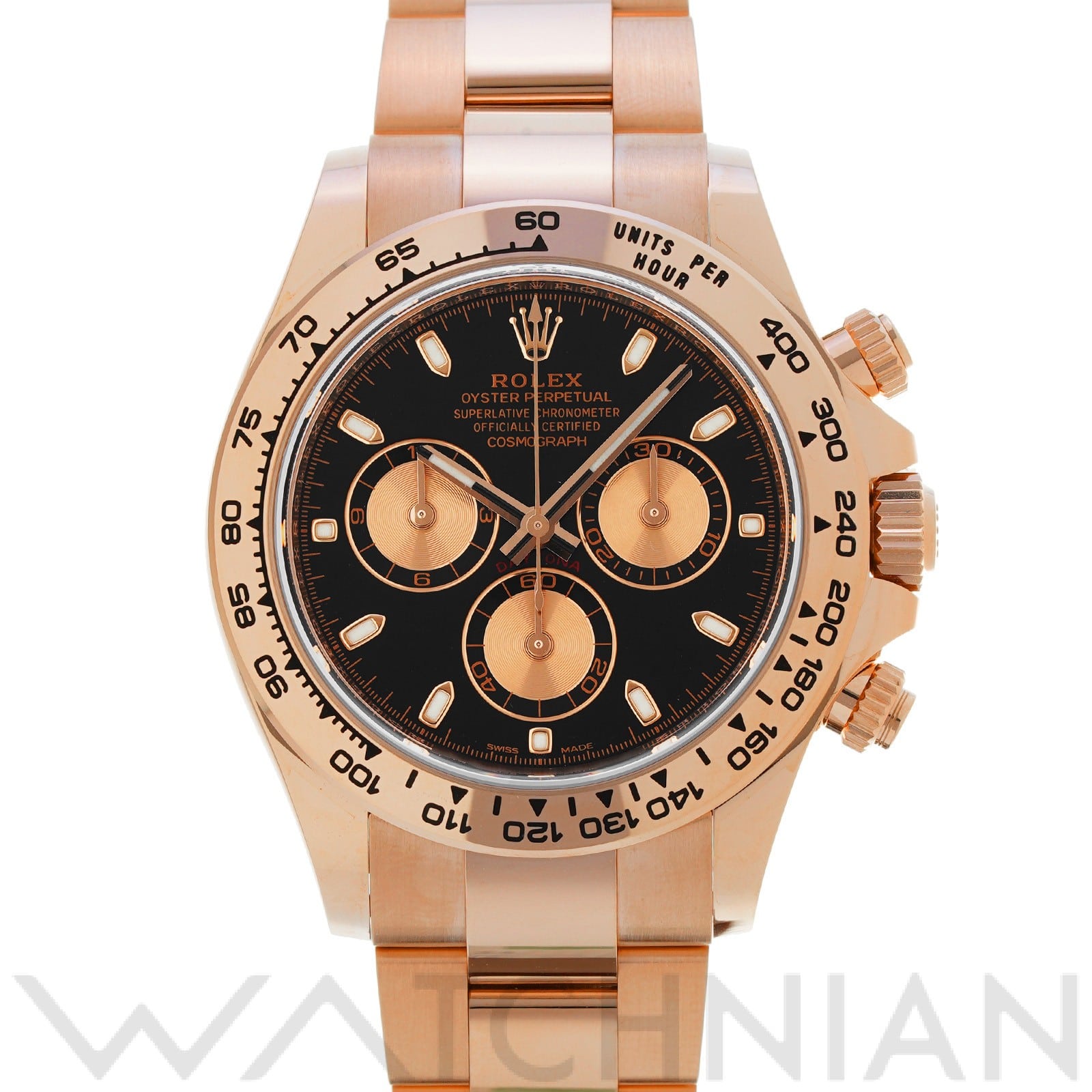ロレックス コスモグラフ デイトナ 116505 ブラック/ピンク メンズ 時計 【中古】【wristwatch】