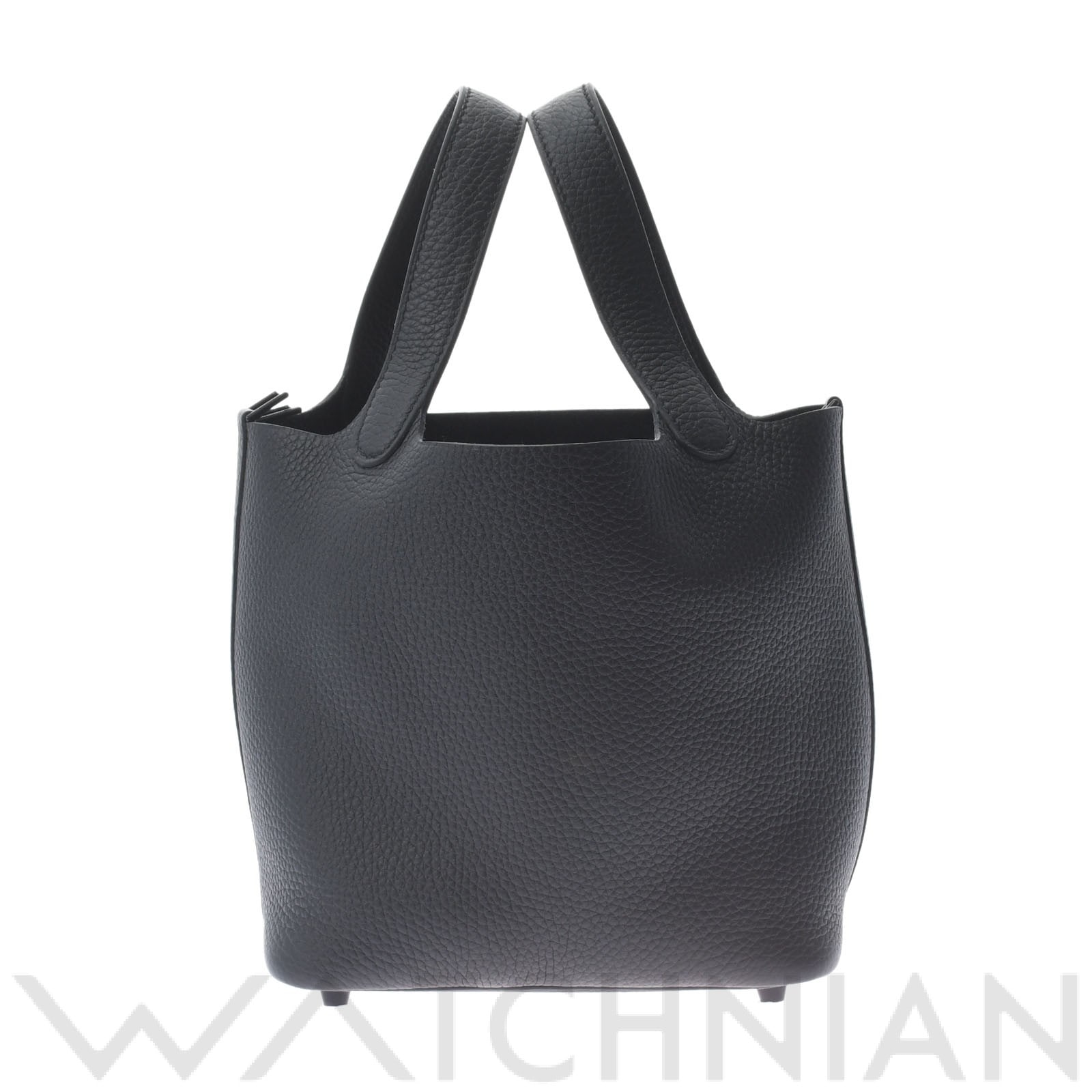 ピコタン ロック PM モノクローム ブラック/パラジウム金具(マットブラック) トリヨンクレマンス HERMES エルメス レディース 【新品】