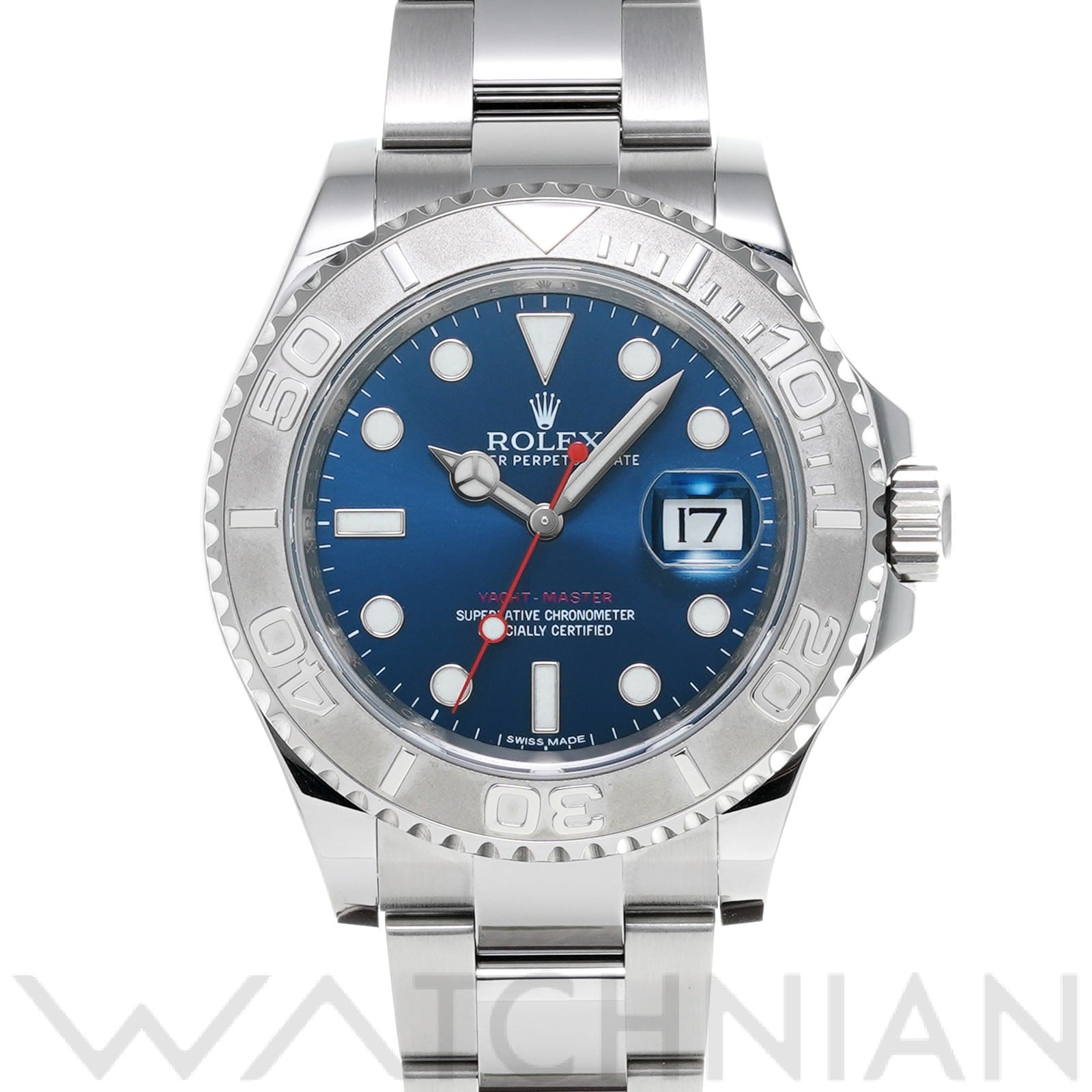 ヨットマスター 40 116622 ランダムシリアル ブルー ロレックス ROLEX メンズ 【中古】