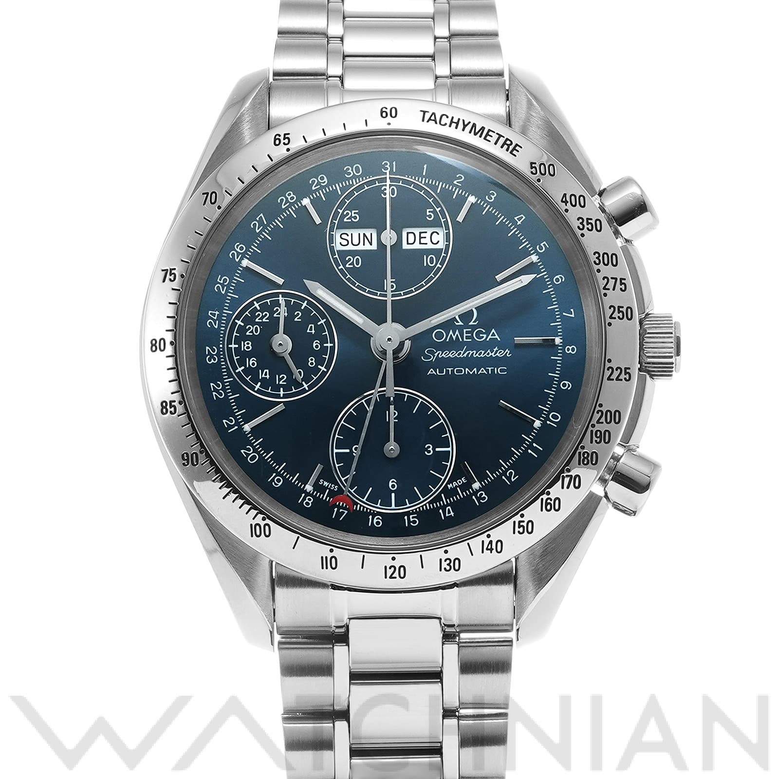 オメガ / OMEGA スピードマスター トリプルカレンダー 3521.80 ブルー メンズ 時計 【中古】【wristwatch】
