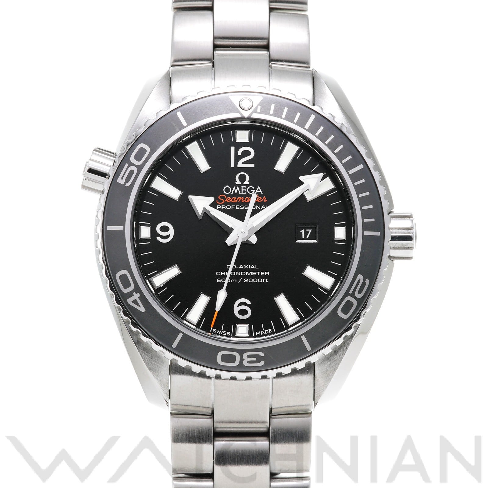 オメガ / OMEGA シーマスター プラネットオーシャン 600 コーアクシャル 232.30.38.20.01.001 ブラック ユニセックス 時計 【中古】【wristwatch】