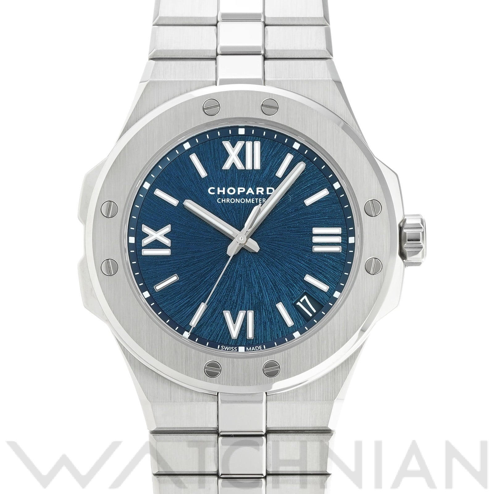 ショパール アルパインイーグル ラージ 298600-3001 ブルー メンズ 時計 【中古】【wristwatch】