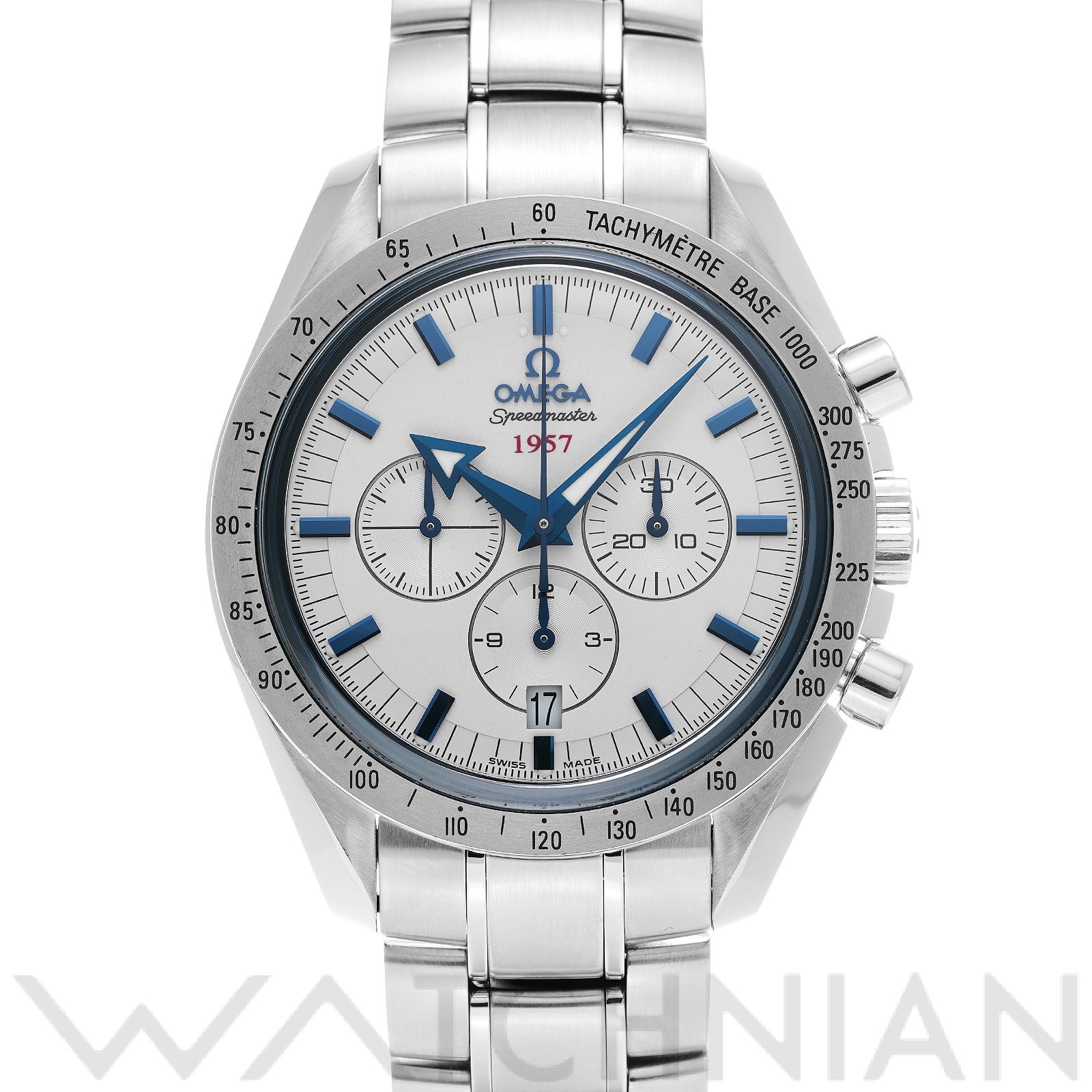 オメガ / OMEGA スピードマスター ブロードアロー コーアクシャル 1957 321.10.42.50.02.001 シルバー メンズ 時計 【中古】【wristwatch】