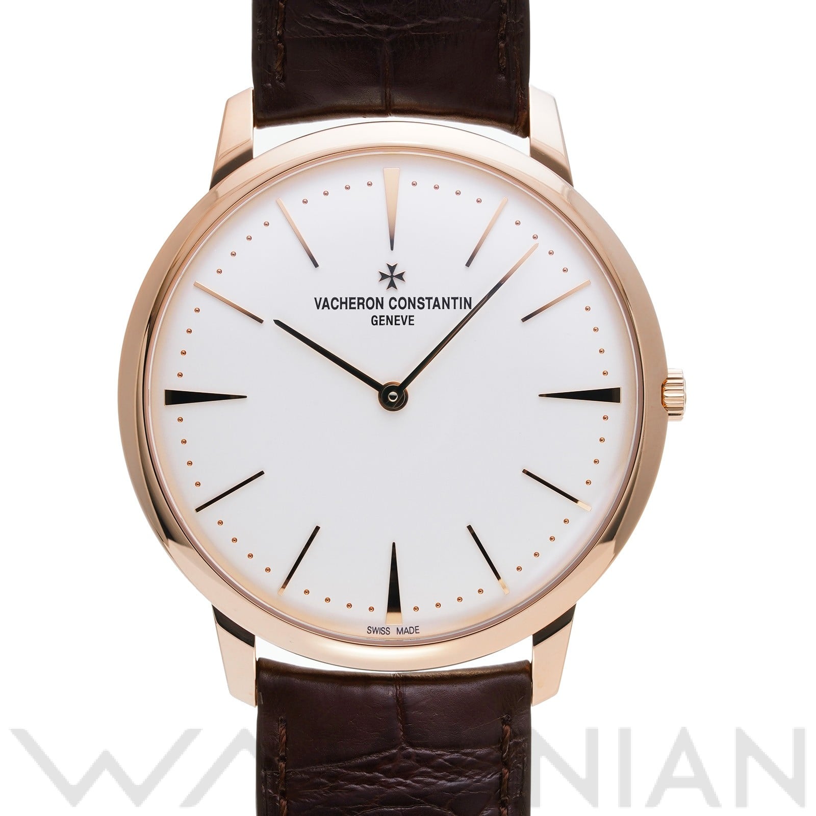 パトリモニー マニュアルワインディング 81180/000R-9159 シルバー ヴァシュロン コンスタンタン VACHERON CONSTANTIN メンズ 【中古】