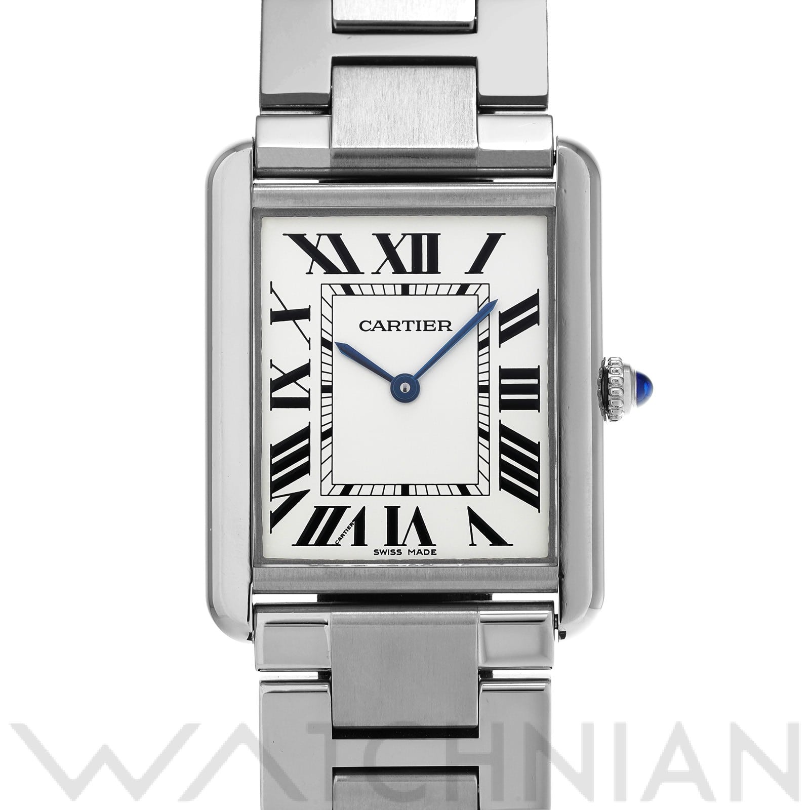 カルティエ / CARTIER タンクソロ LM W5200014 シルバー メンズ 時計 【中古】【wristwatch】