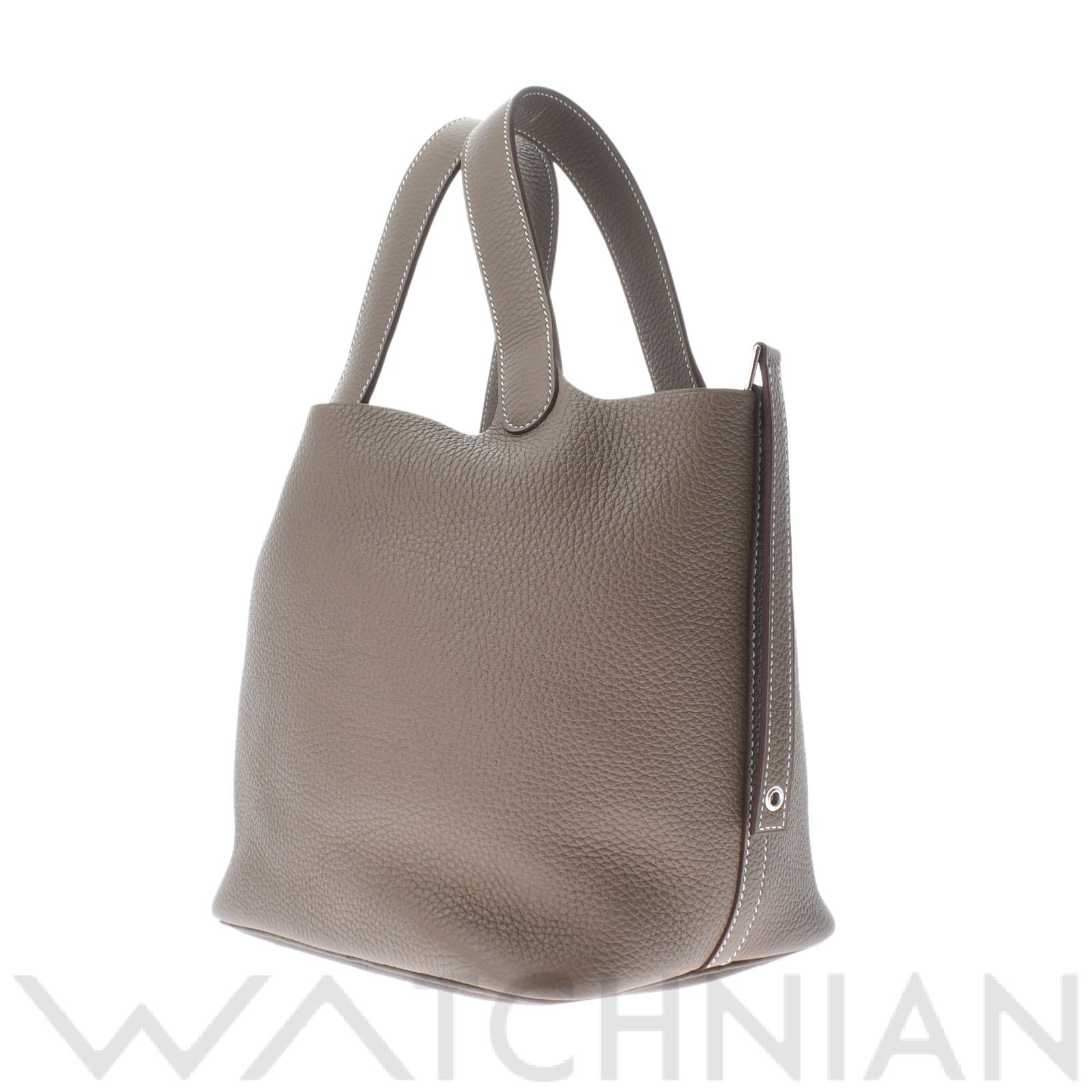 ピコタンロック MM エトゥープ/パラジウム金具 トリヨンクレマンス HERMES エルメス レディース 【新品】