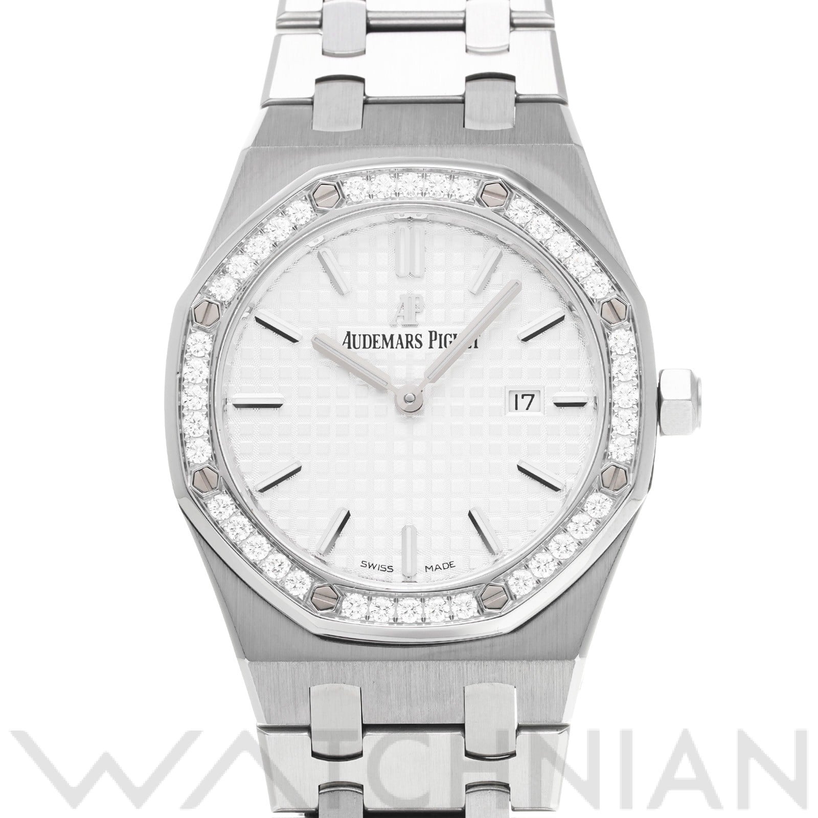 オーデマ ピゲ ロイヤルオーク クォーツ 67651ST.ZZ.1261ST.01 シルバー レディース 時計 【中古】【wristwatch】