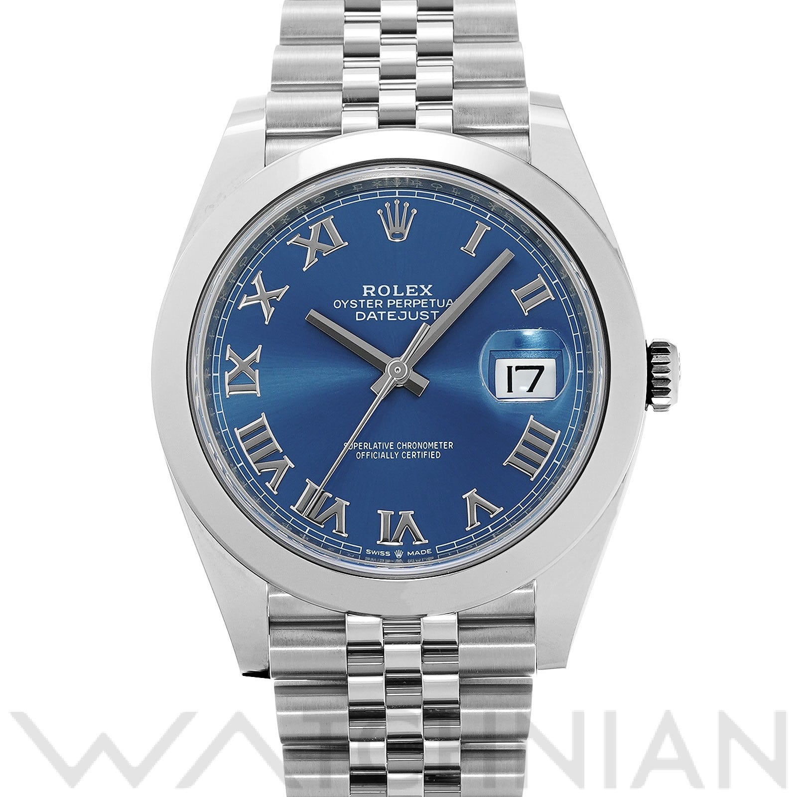 デイトジャスト 41 126300 ランダムシリアル アズーロブルー ロレックス ROLEX メンズ 【中古】