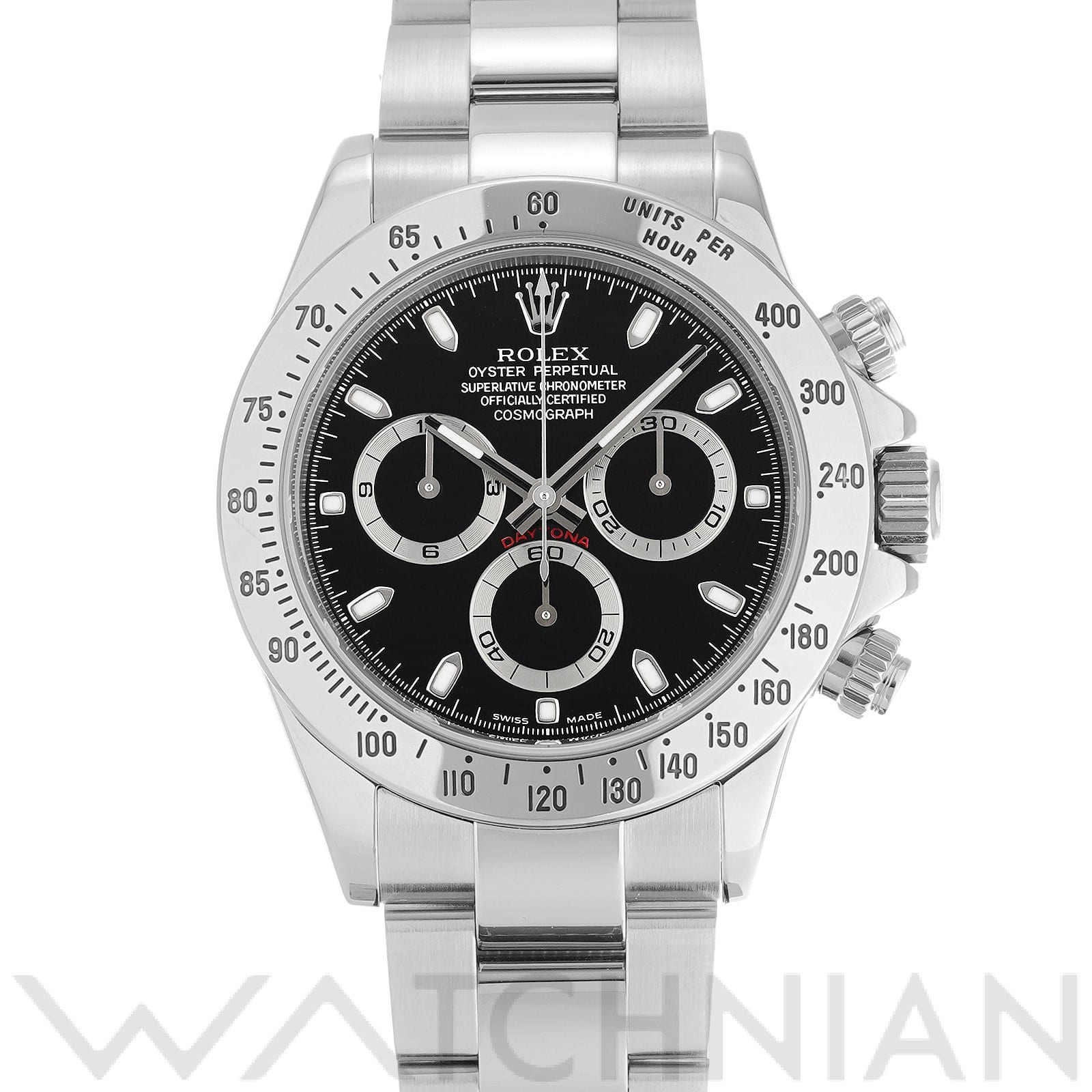 ロレックス コスモグラフ デイトナ 116520 ブラック メンズ 時計 【中古】【wristwatch】