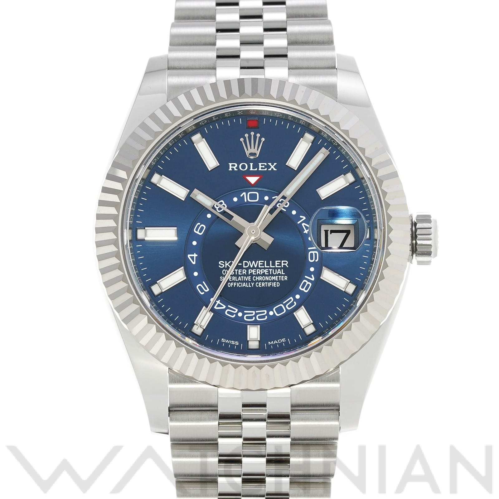 スカイドゥエラー 326934 ランダムシリアル ブライトブルー ロレックス ROLEX メンズ 【中古】